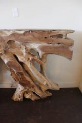 Organic Teak Root Console