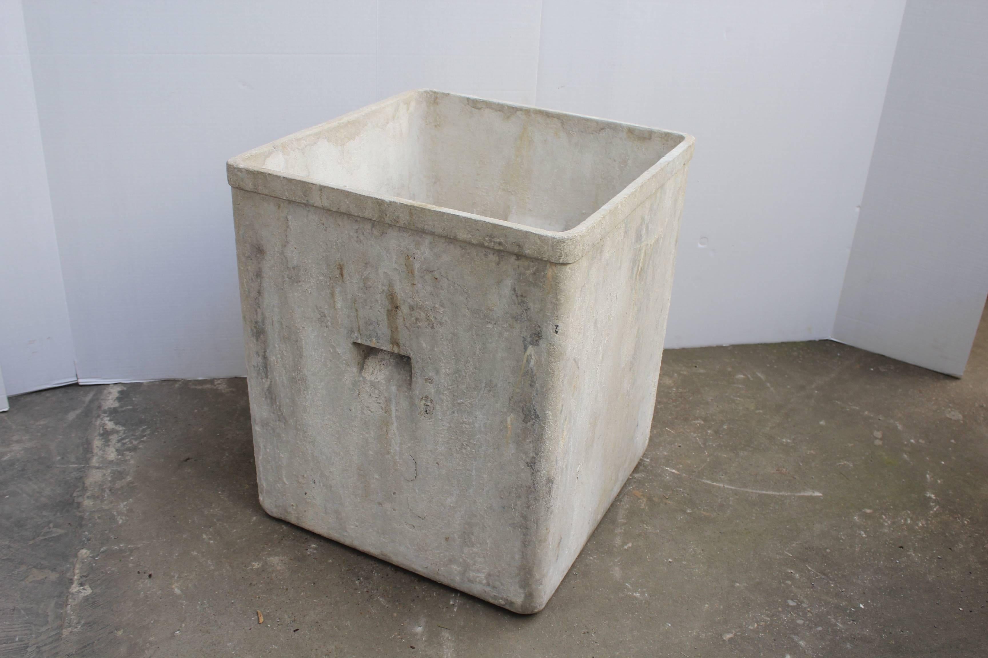 Vintage French Cast Cement Planters In Good Condition In Dallas, TX