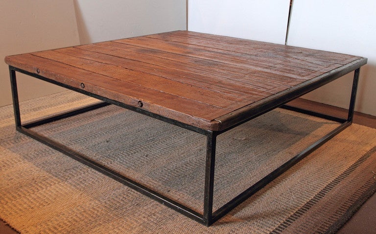 Custom Teakwood Pallet Table
