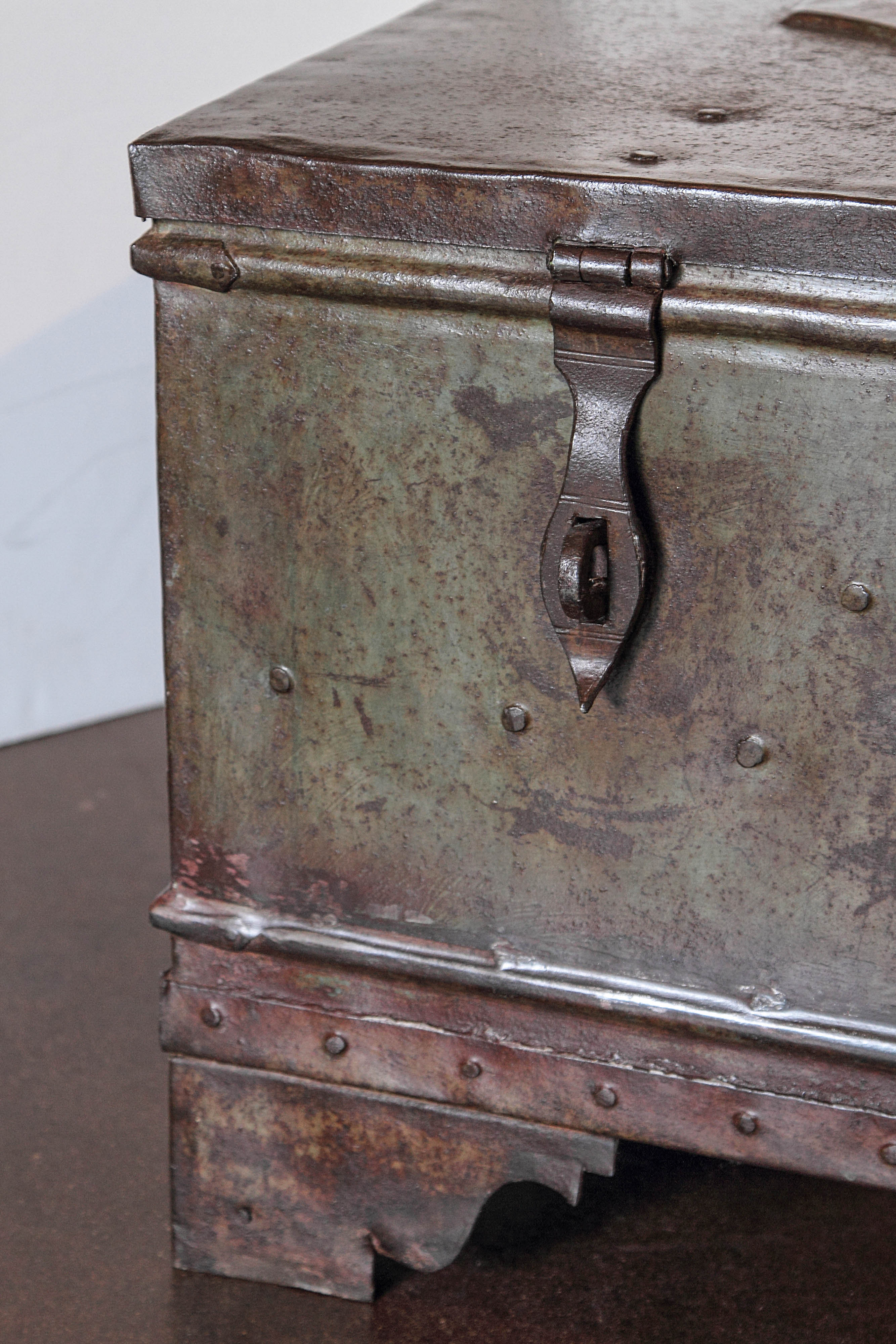 British Colonial Industrial Storage Box as Coffee Table  1