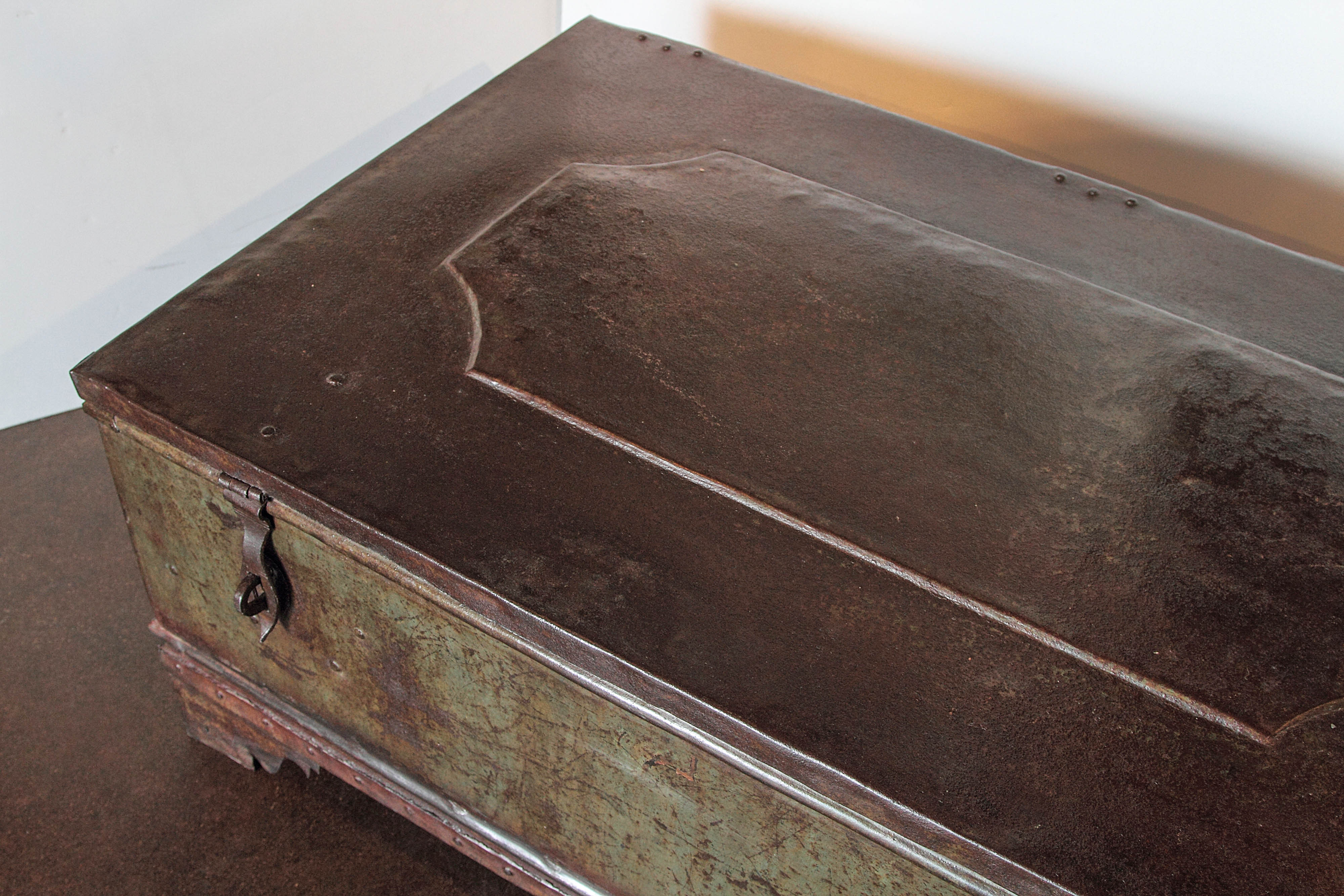 British Colonial Industrial Storage Box as Coffee Table  2