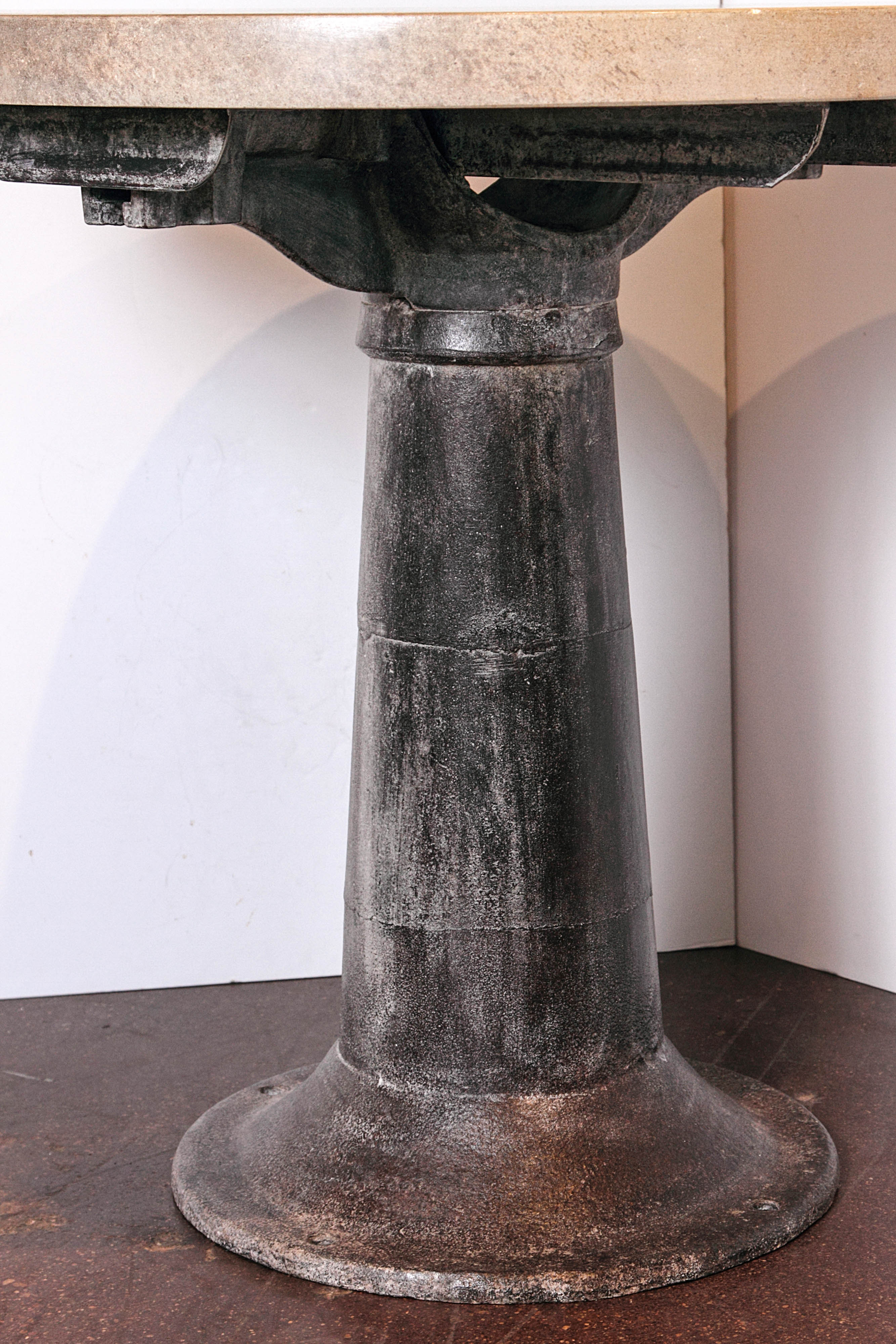 Mid-20th Century Industrial Counter Height Table