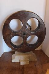 French Factory Machine Wheel as Decor