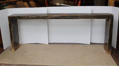 Antique Elm Narrow Console Table, 82"W