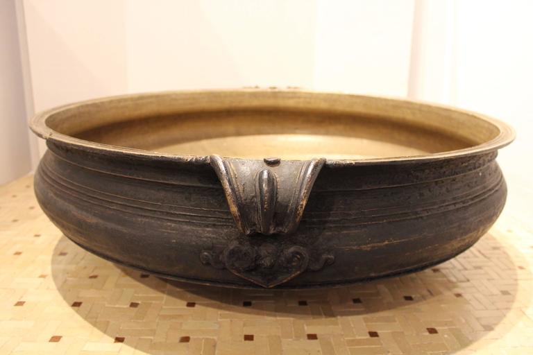 Antique Cast Bronze Urli Bowl, Southern India For Sale at 1stdibs