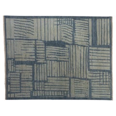 Modern Woven Rug in Organic Aegean Pattern