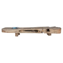 Monumental Organic Teak Wood Coffee Table or Bench