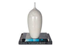 White Crystaline Porcelain Bottler Vase