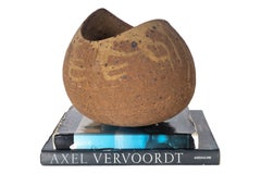 Organic Modern Studio Pottery Pod Vessel by Michael Imes