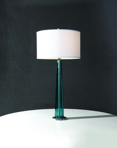 Lampada da tavolo Sukini Teal Crystal di RENG Lighting
