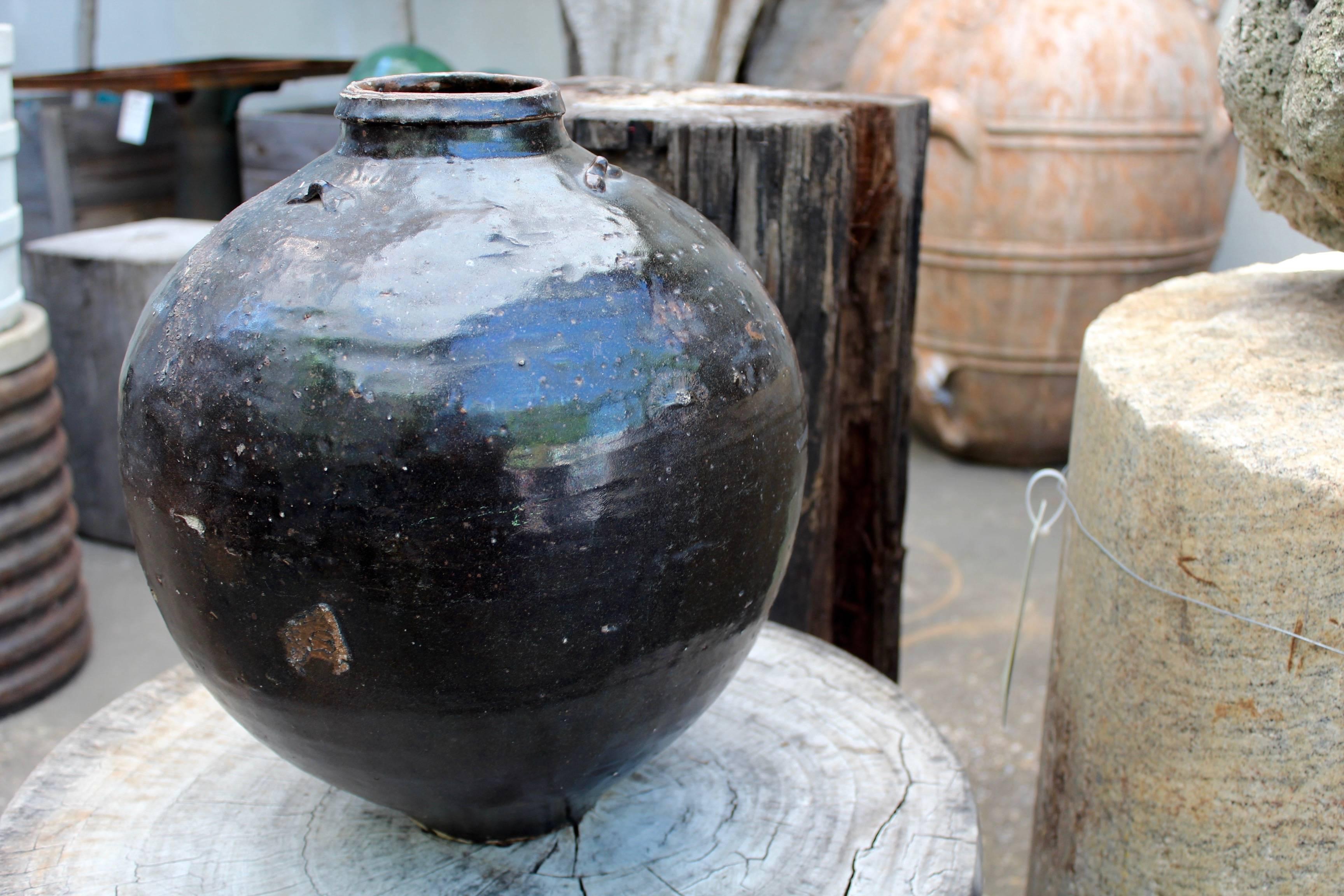 Early 20th Century Antique Asian Storage Jar