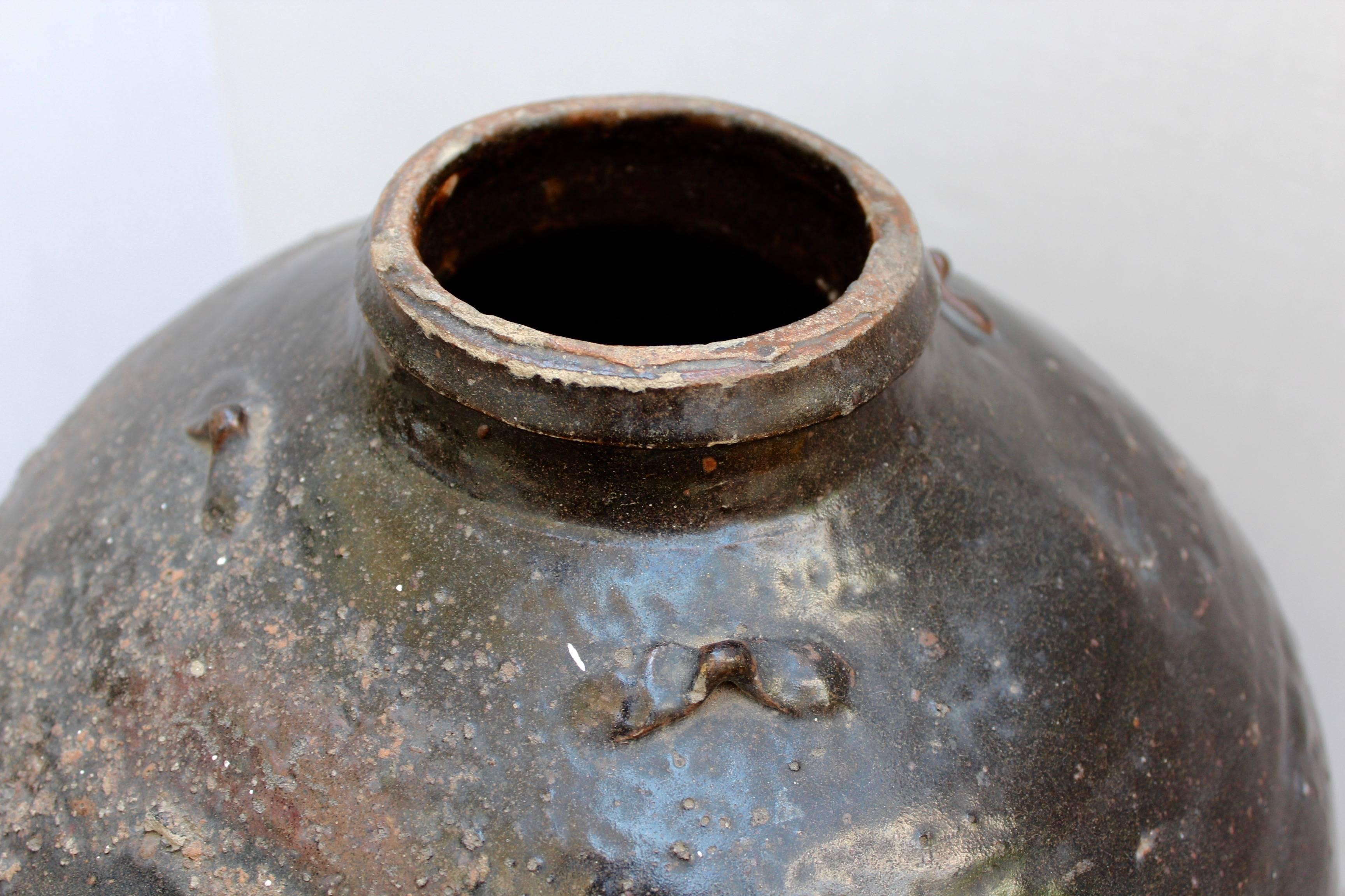 Ceramic Antique Asian Storage Jar