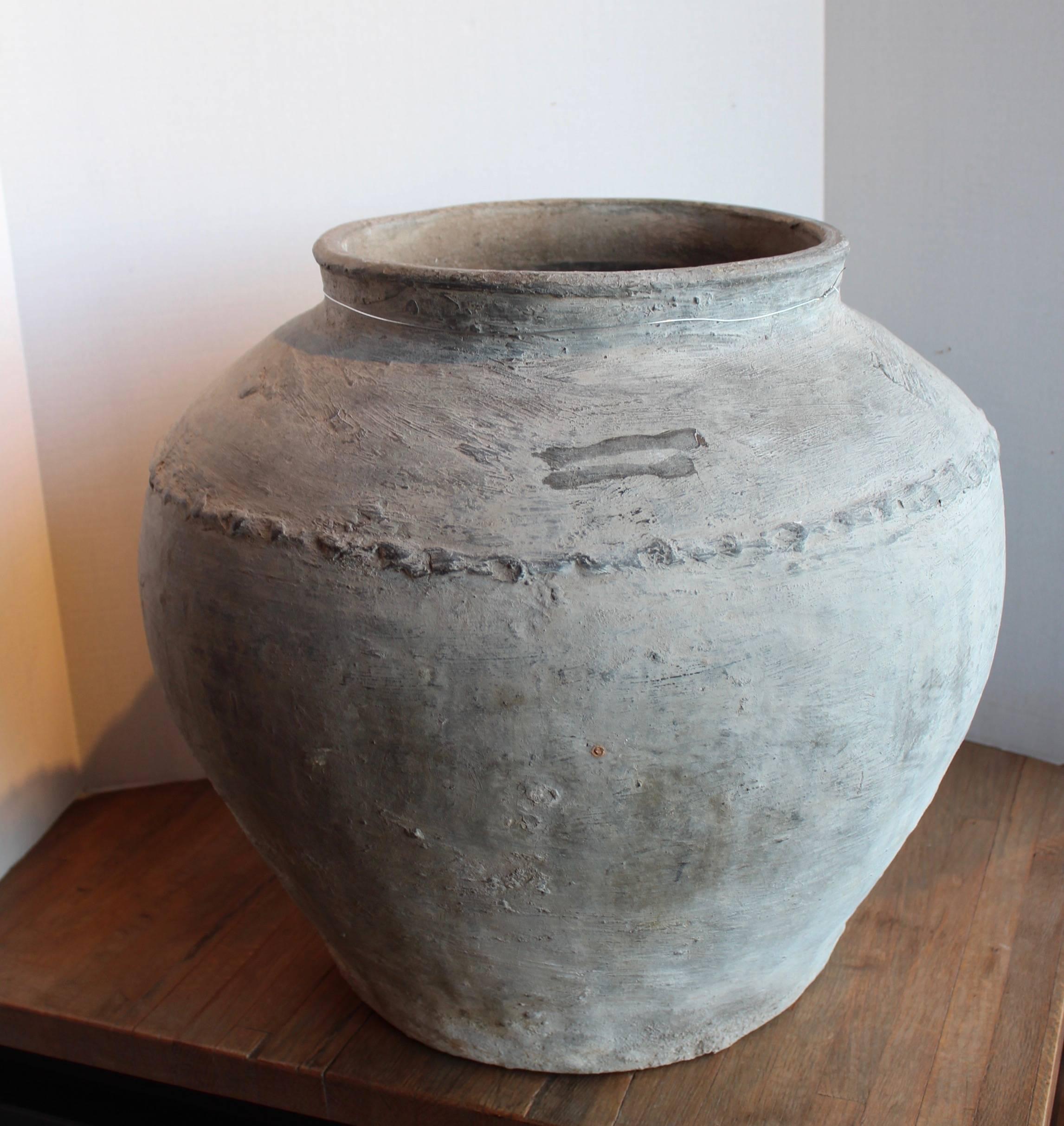 Other Antique Grey Terra Cotta Jar