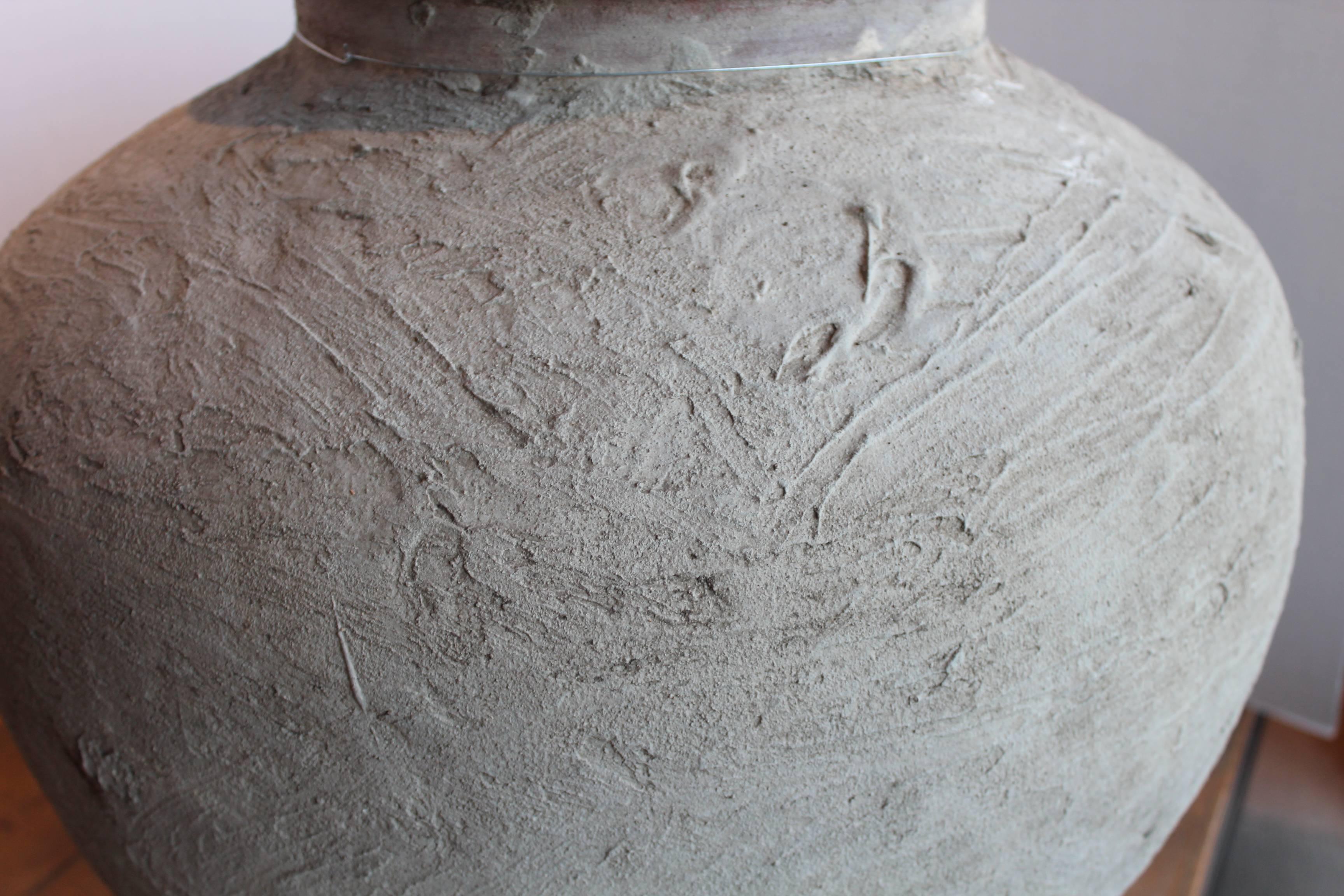 Terracotta Primitive Antique Terra Cotta Jar