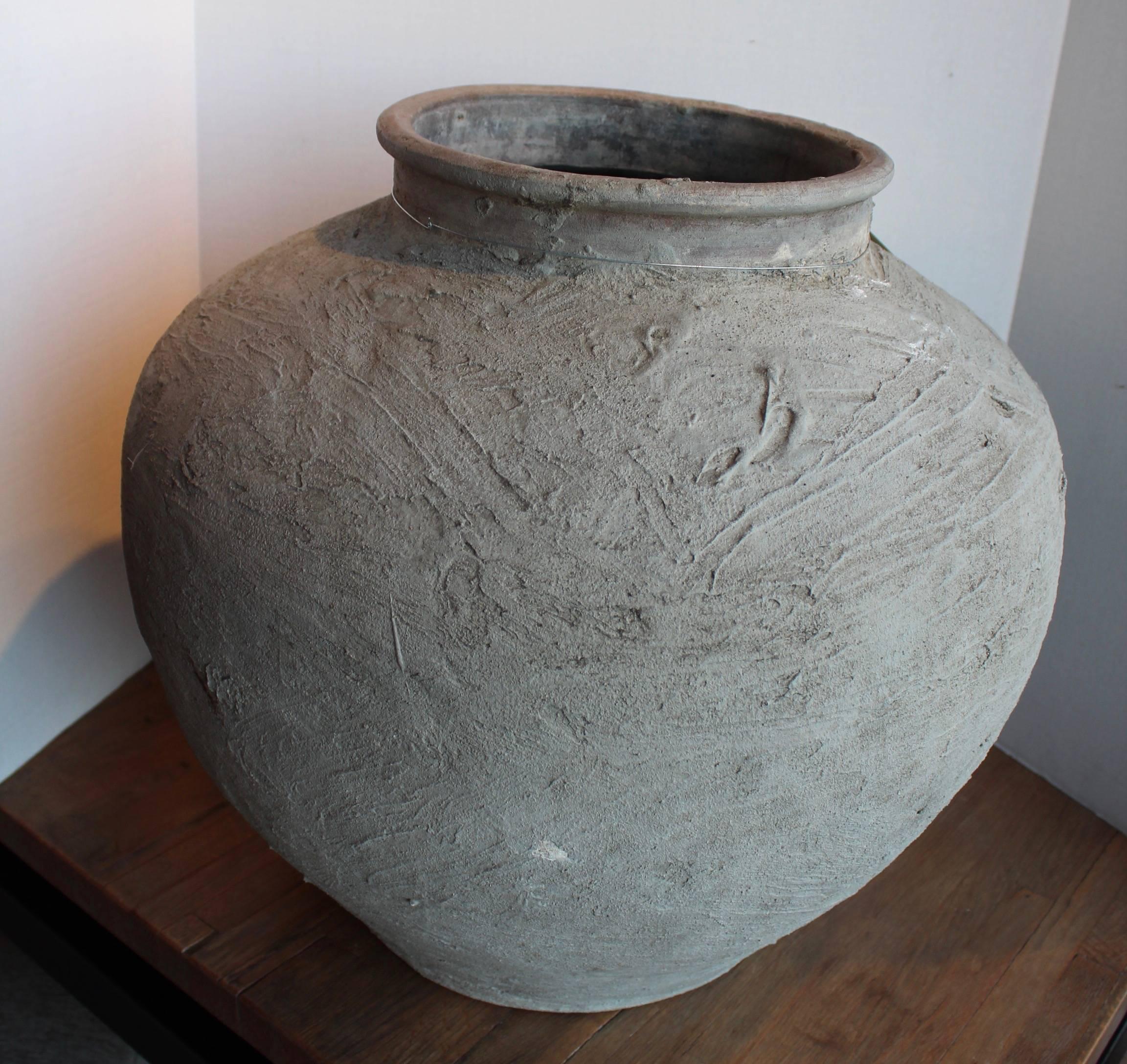 Primitive Antique Terra Cotta Jar 1