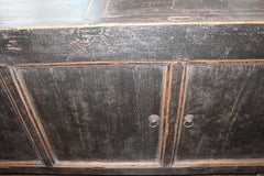 Antique Server in Original Black Paint Patina