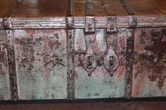 Antique British Colonial Trunk as Coffee Table