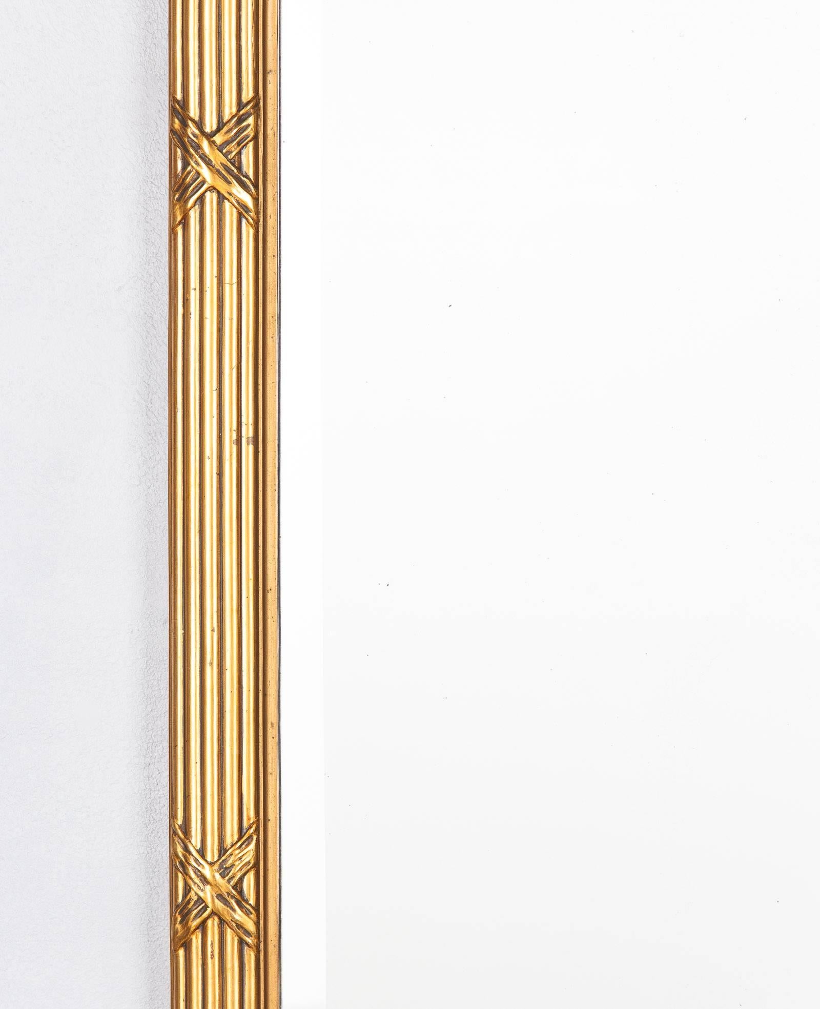 Louis XVI Style Giltwood Mirror, circa 1930s 3