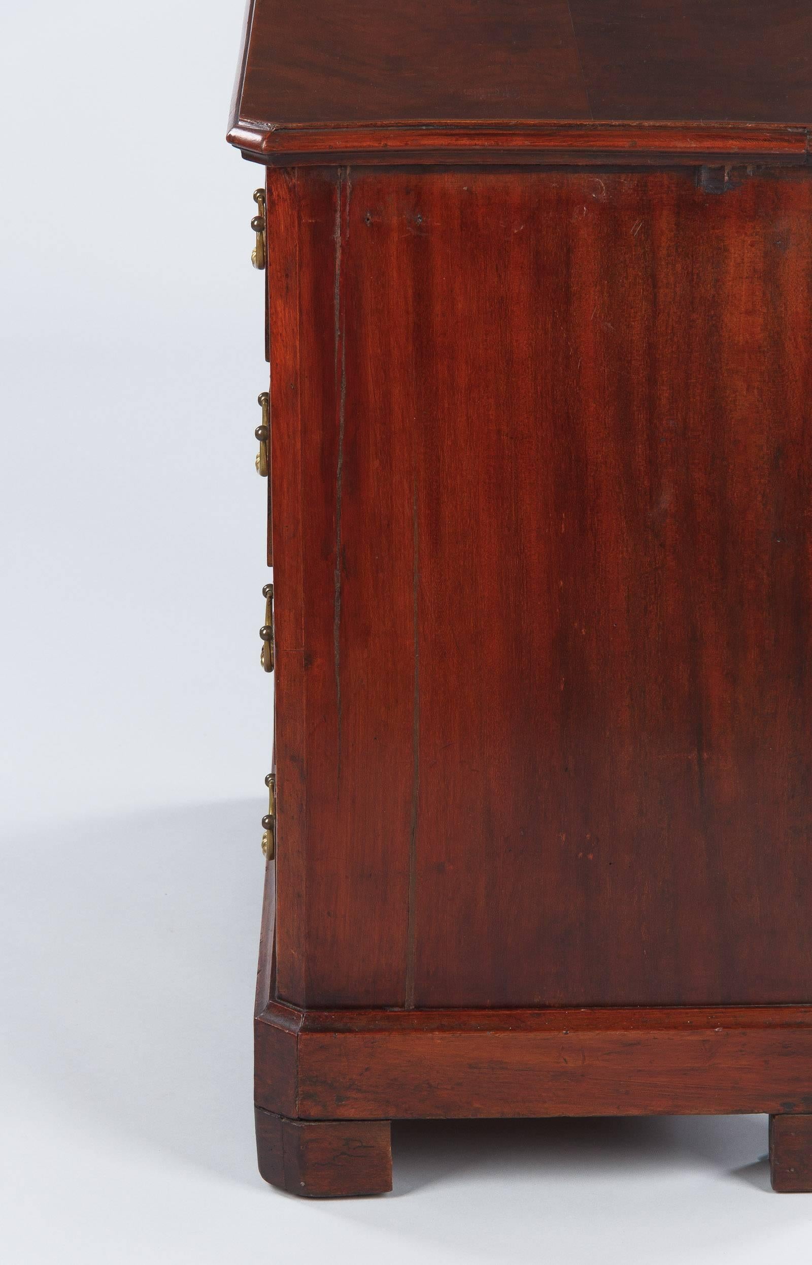 19th Century Louis Philippe Style Mahogany Chest of Drawers, Late 1800s