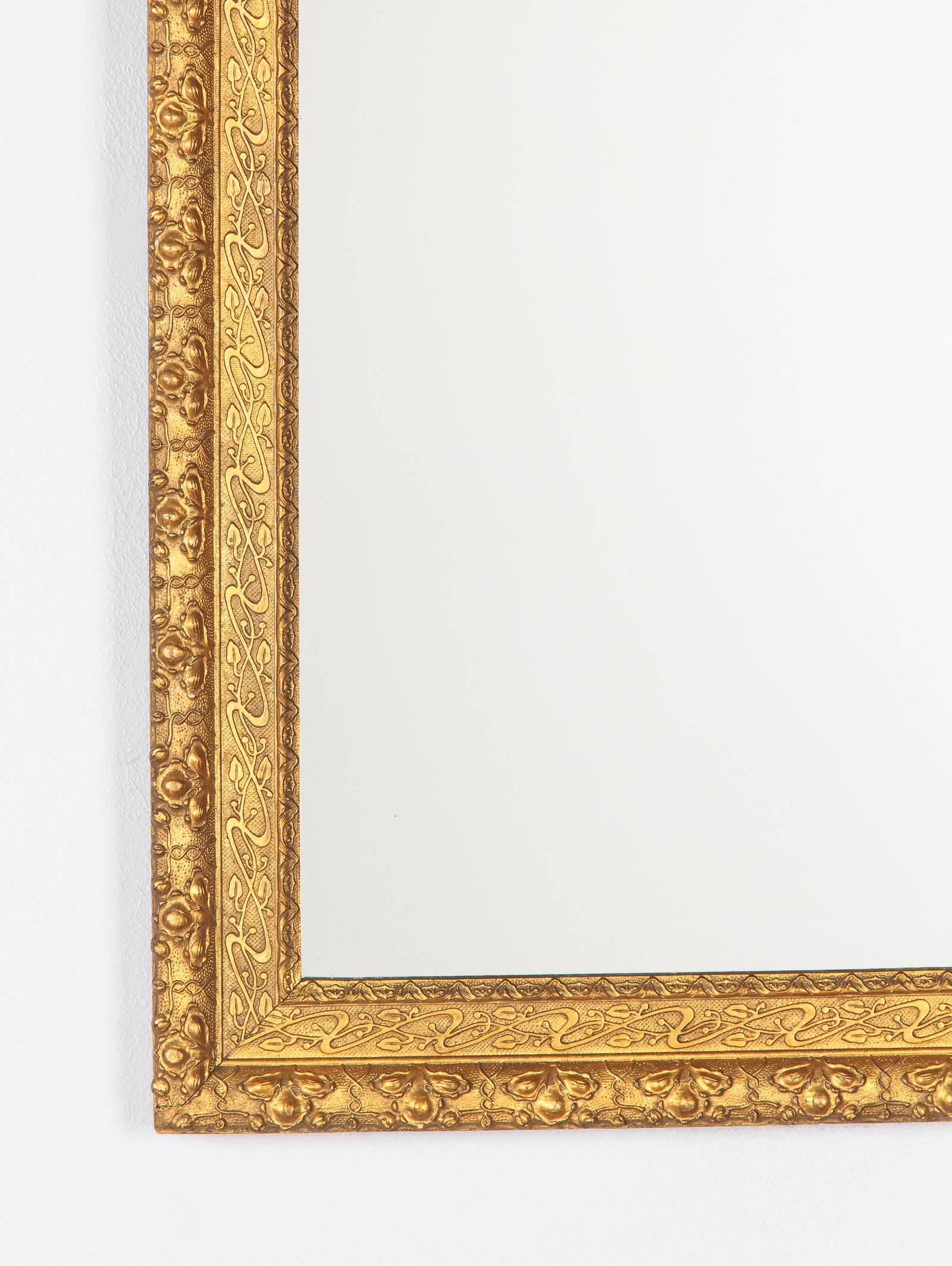 French Napoleon III Giltwood Mirror, circa 1870s 1