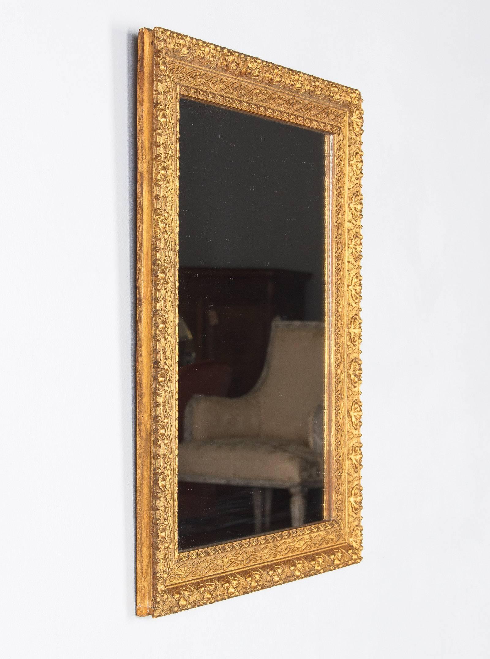 French Napoleon III Giltwood Mirror, circa 1870s 4