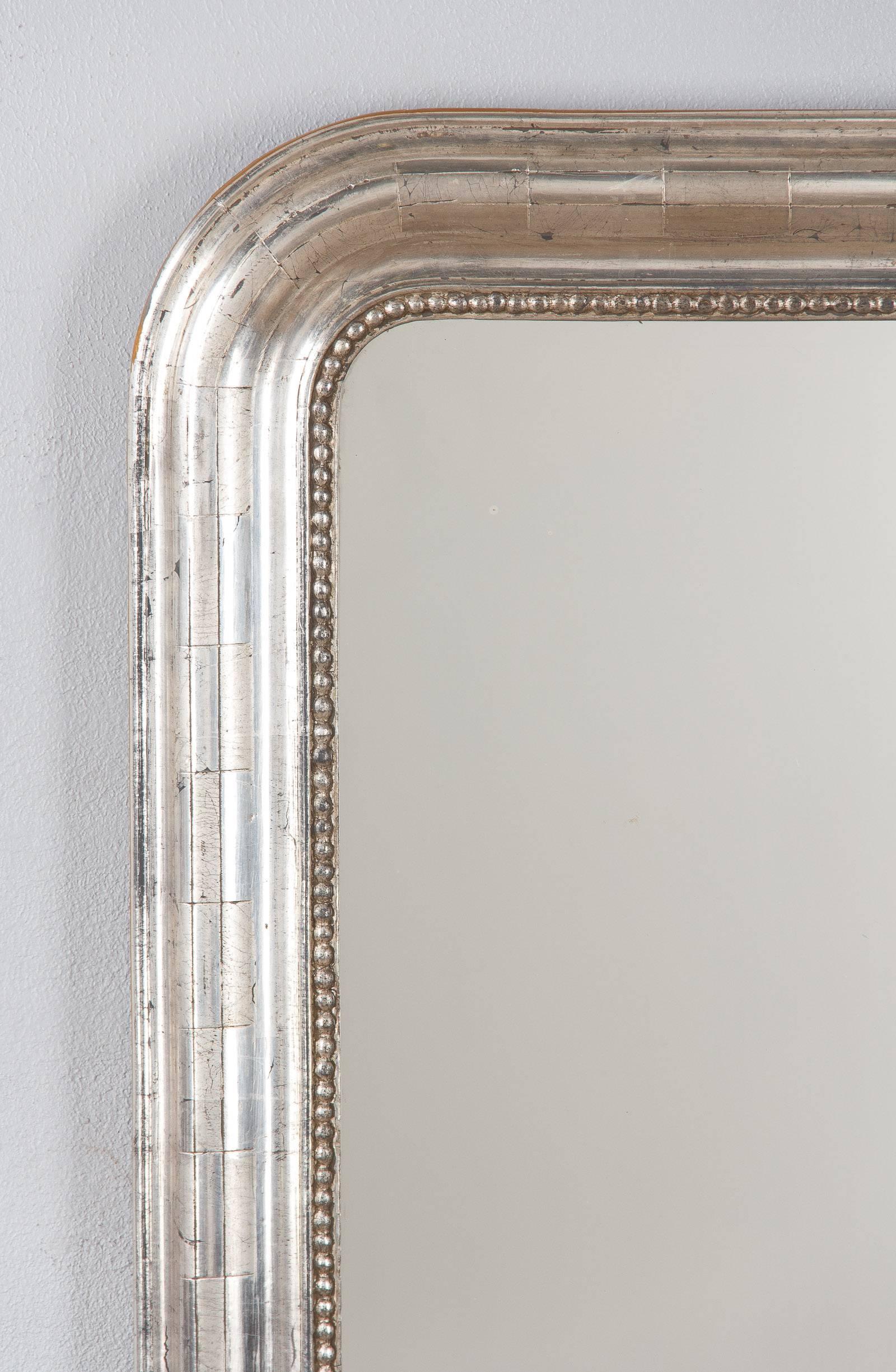 silver gilded mirror