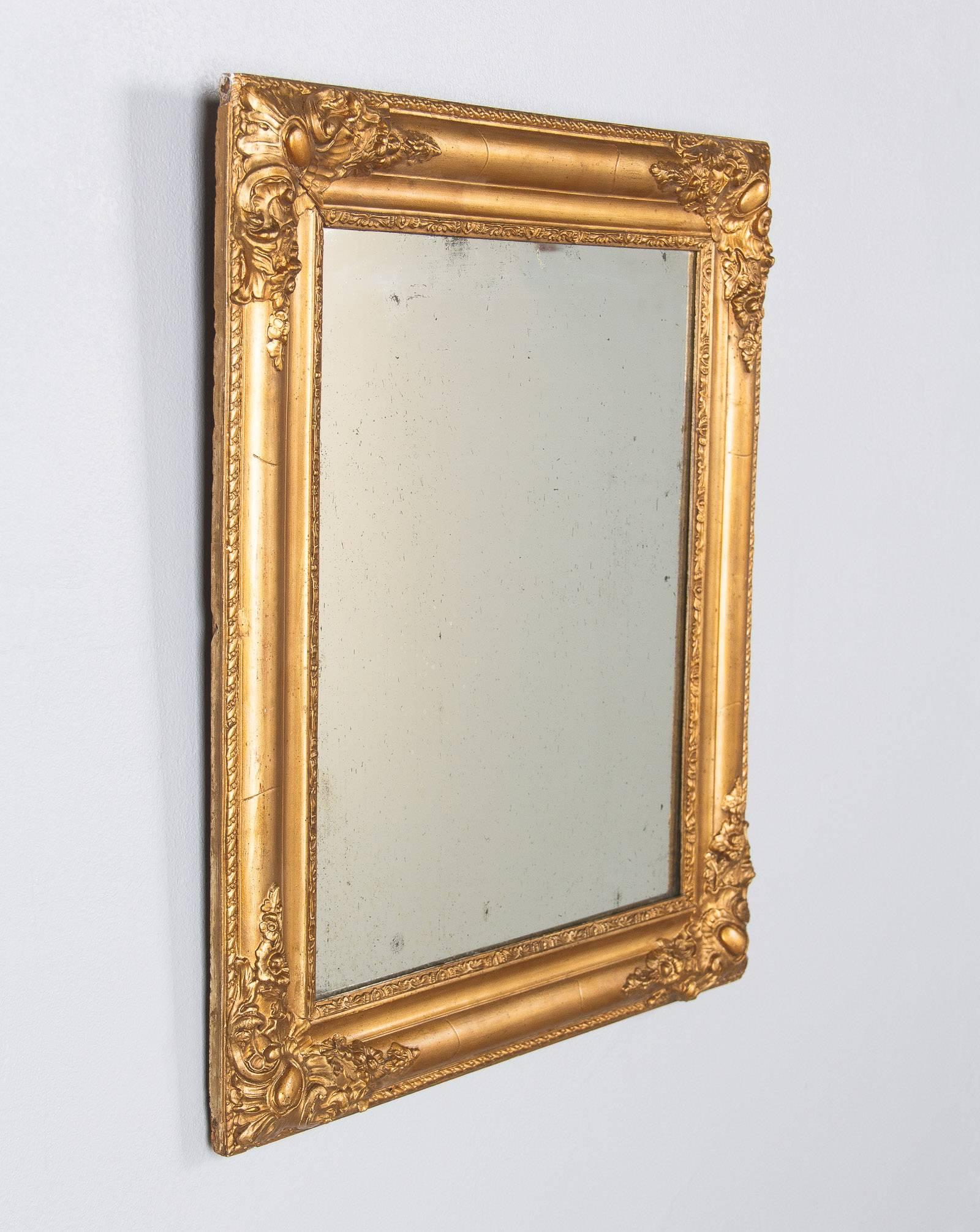 French Napoleon III Period Giltwood Mirror, circa 1870s 3