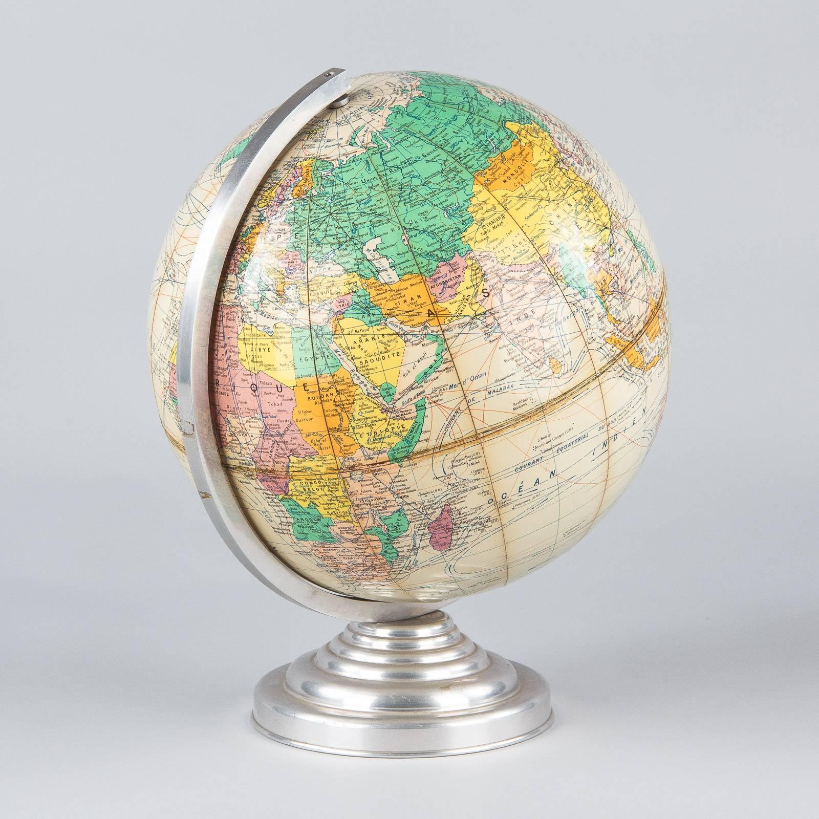 Terrestrial Globe, France, 1960s 3