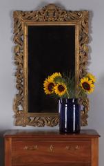 French Rococo Style Mirror with Gilt Wood Frame, Early 1900s