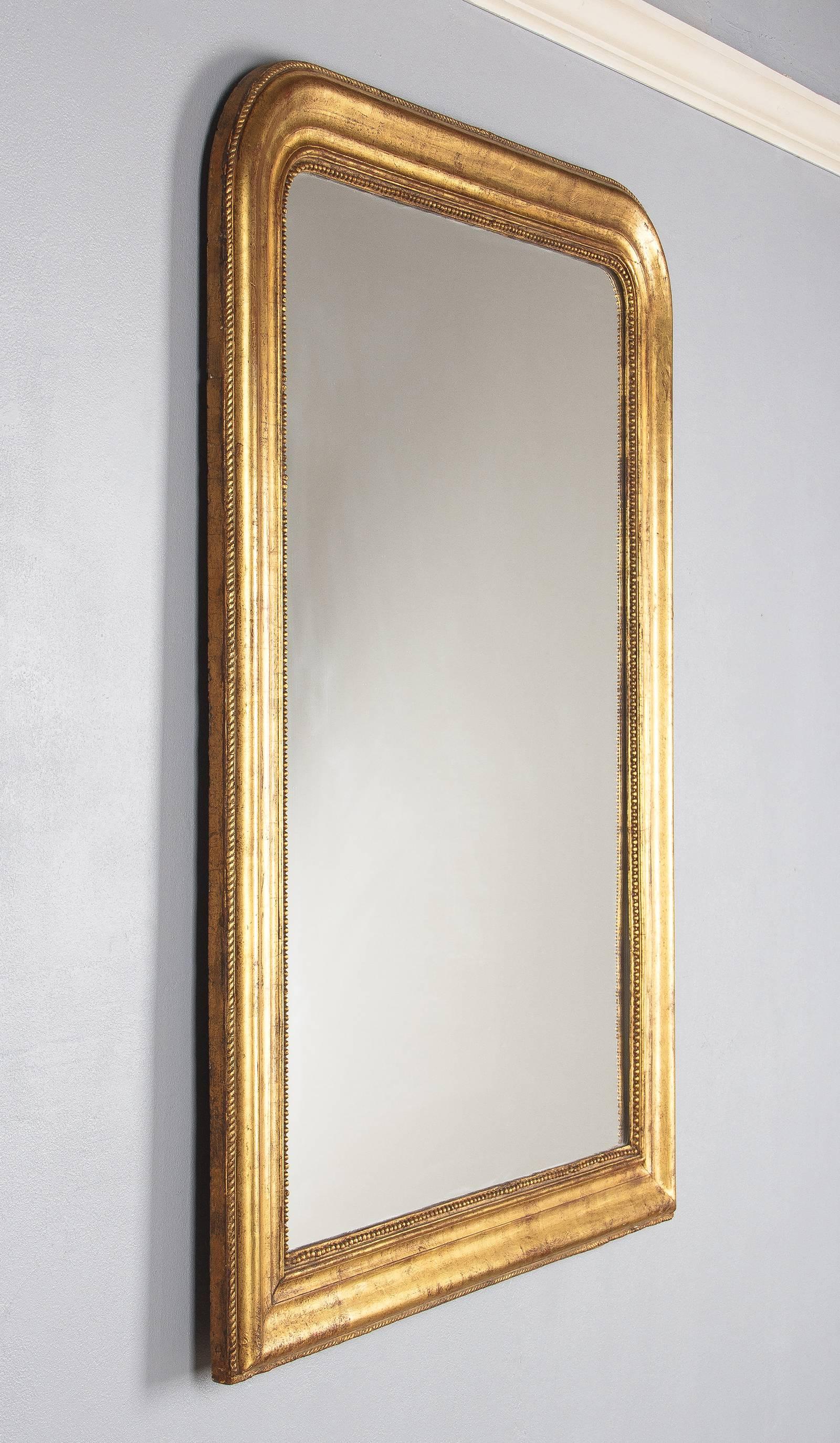 19th Century Giltwood Louis Philippe Mirror 3