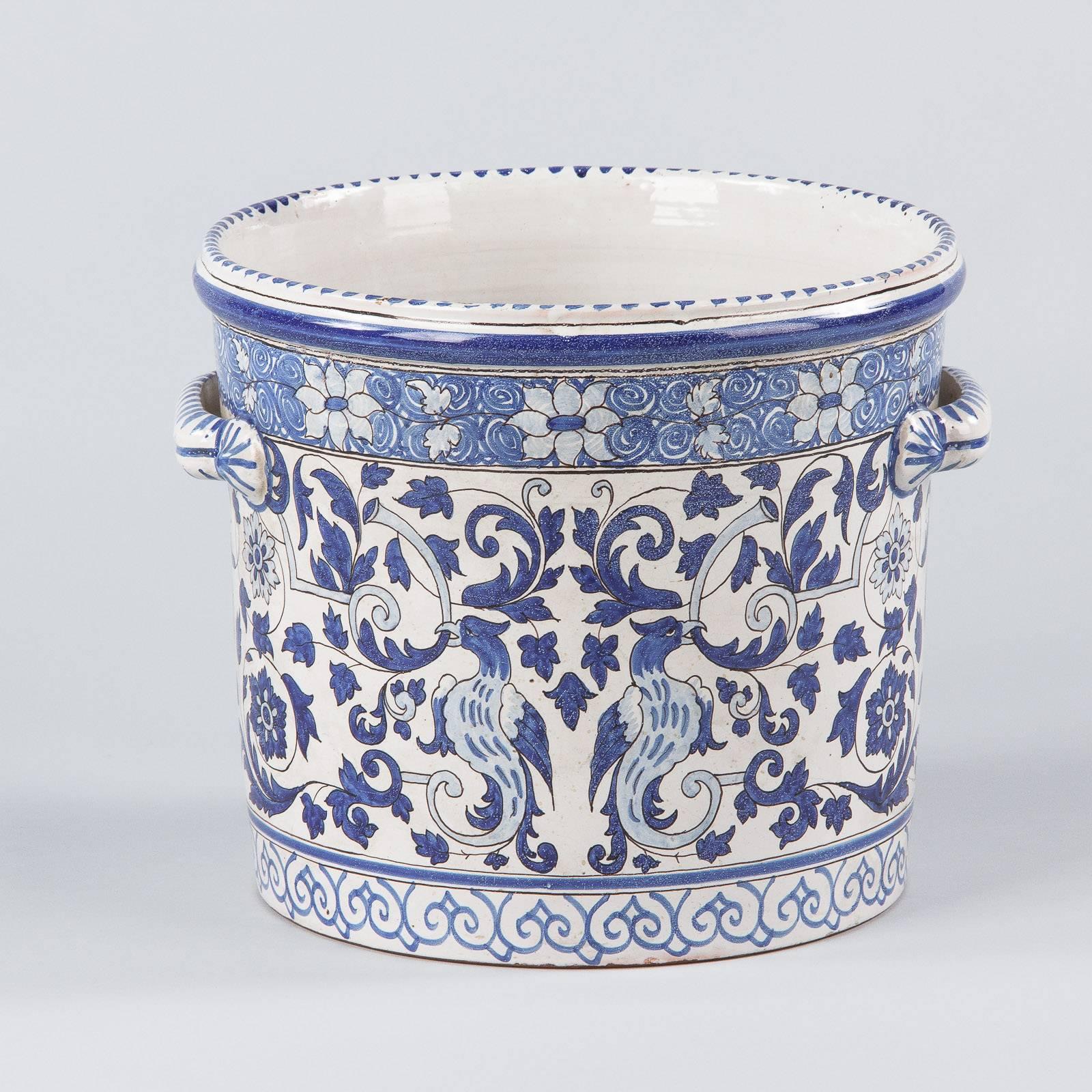 French 19th Century Nevers Ceramic Jardiniere 3