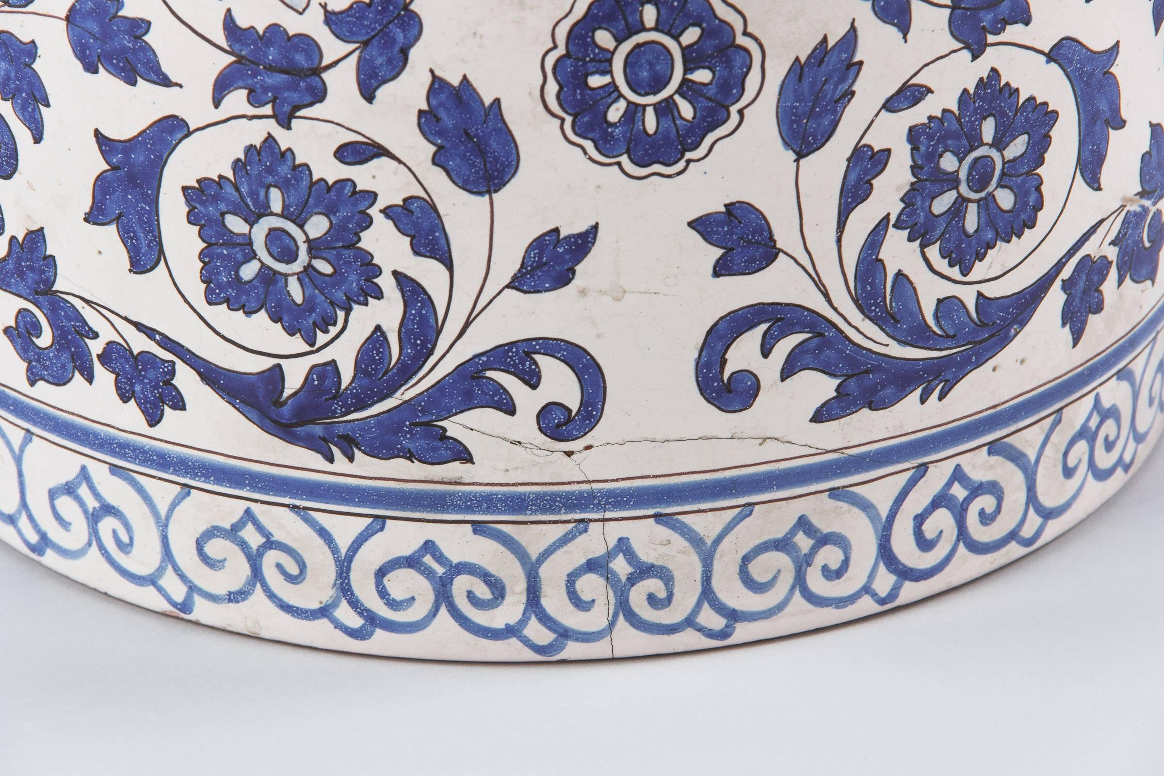 French 19th Century Nevers Ceramic Jardiniere 4