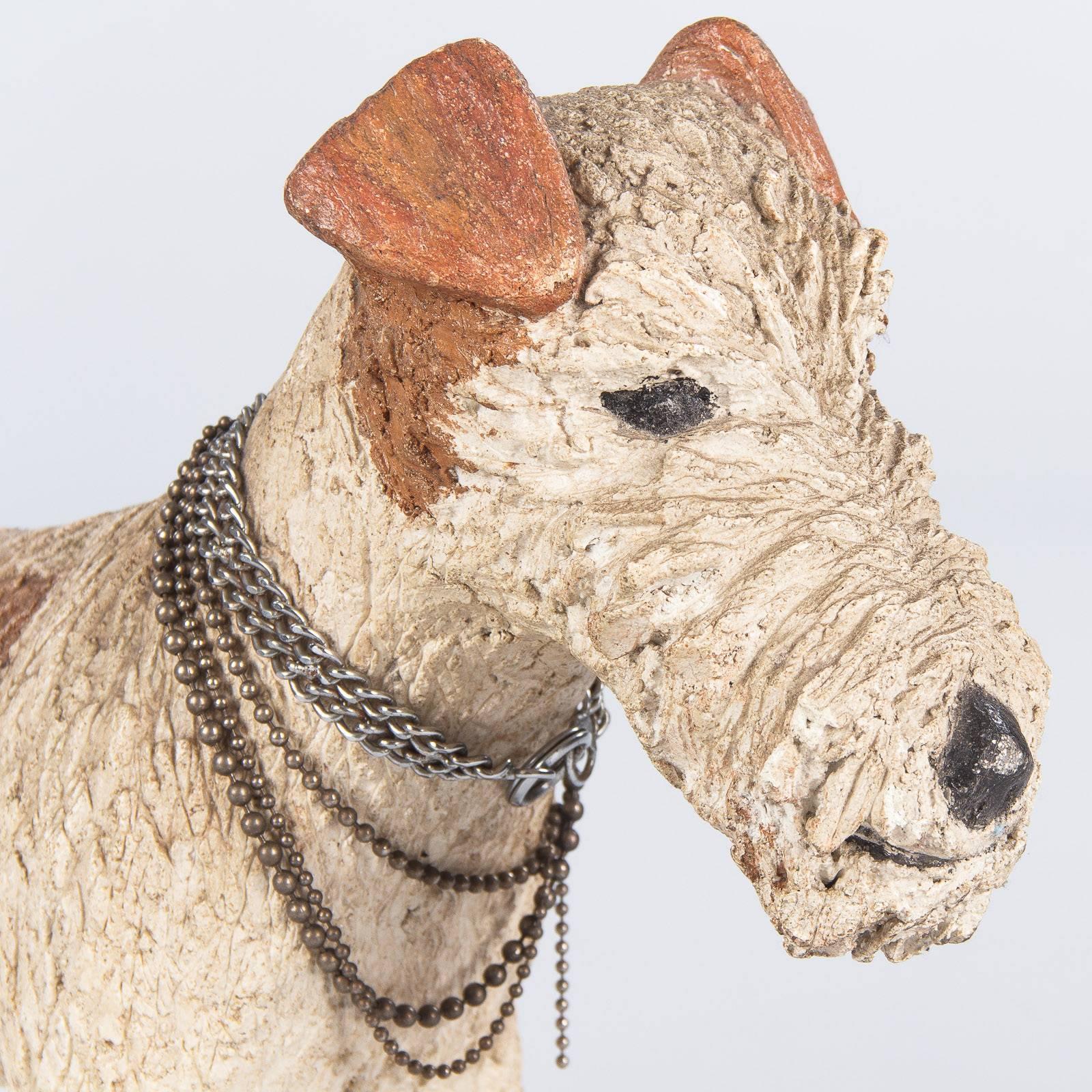 resin dog statues life size