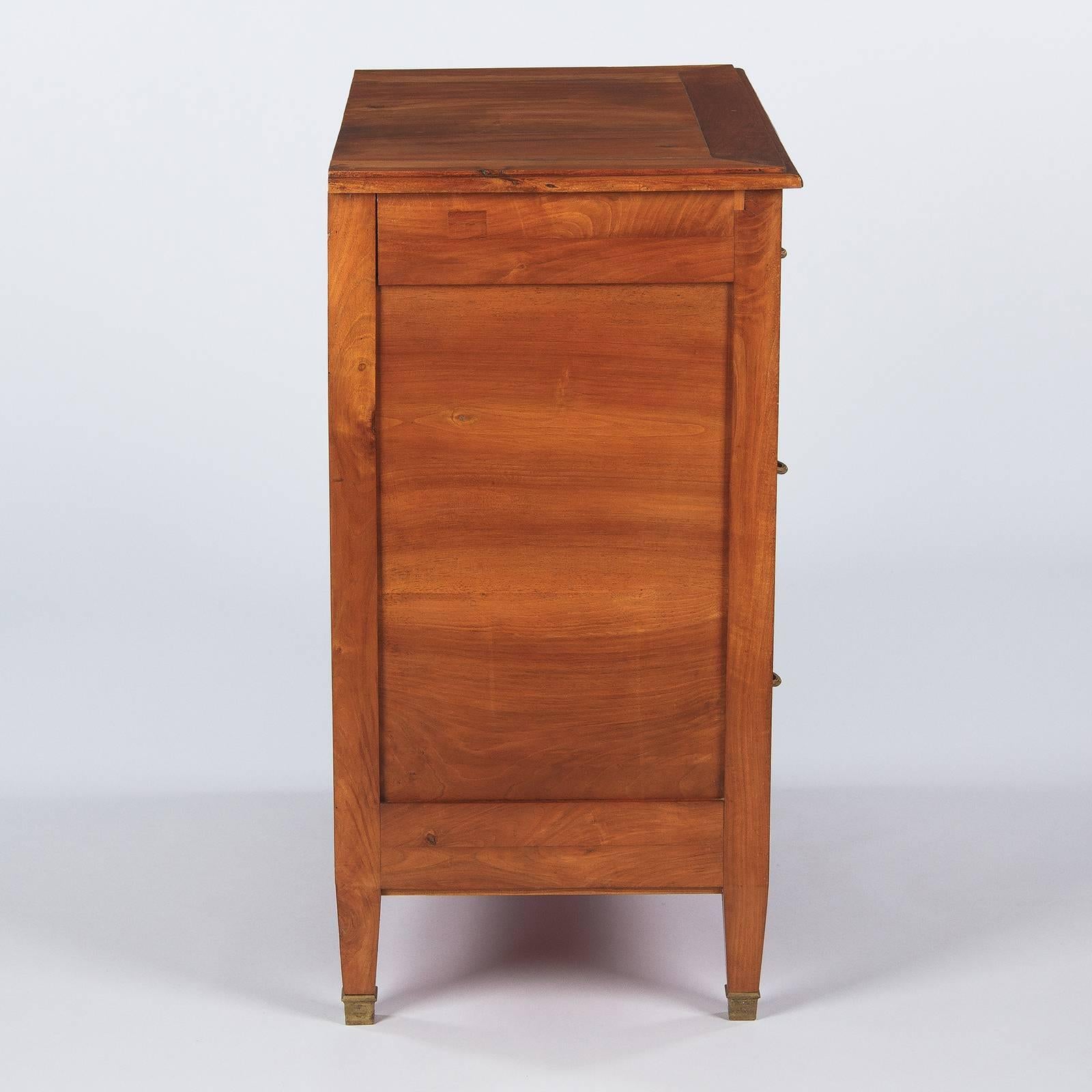 French Directoire Style Cherrywood Chest of Drawers, circa 1930s 3