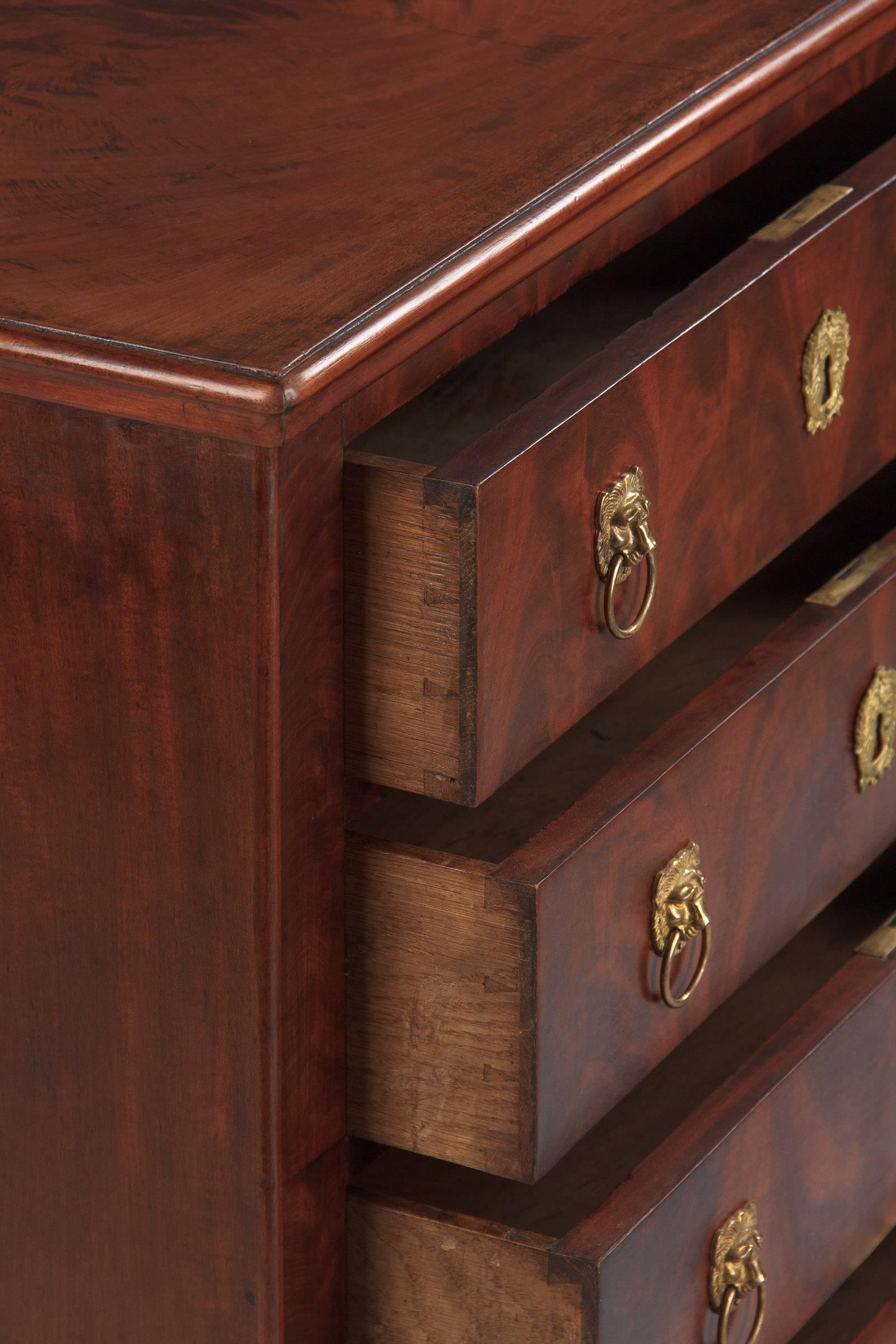 Early 20th Century French Empire Style Mahogany Chest of Drawers, circa 1920s