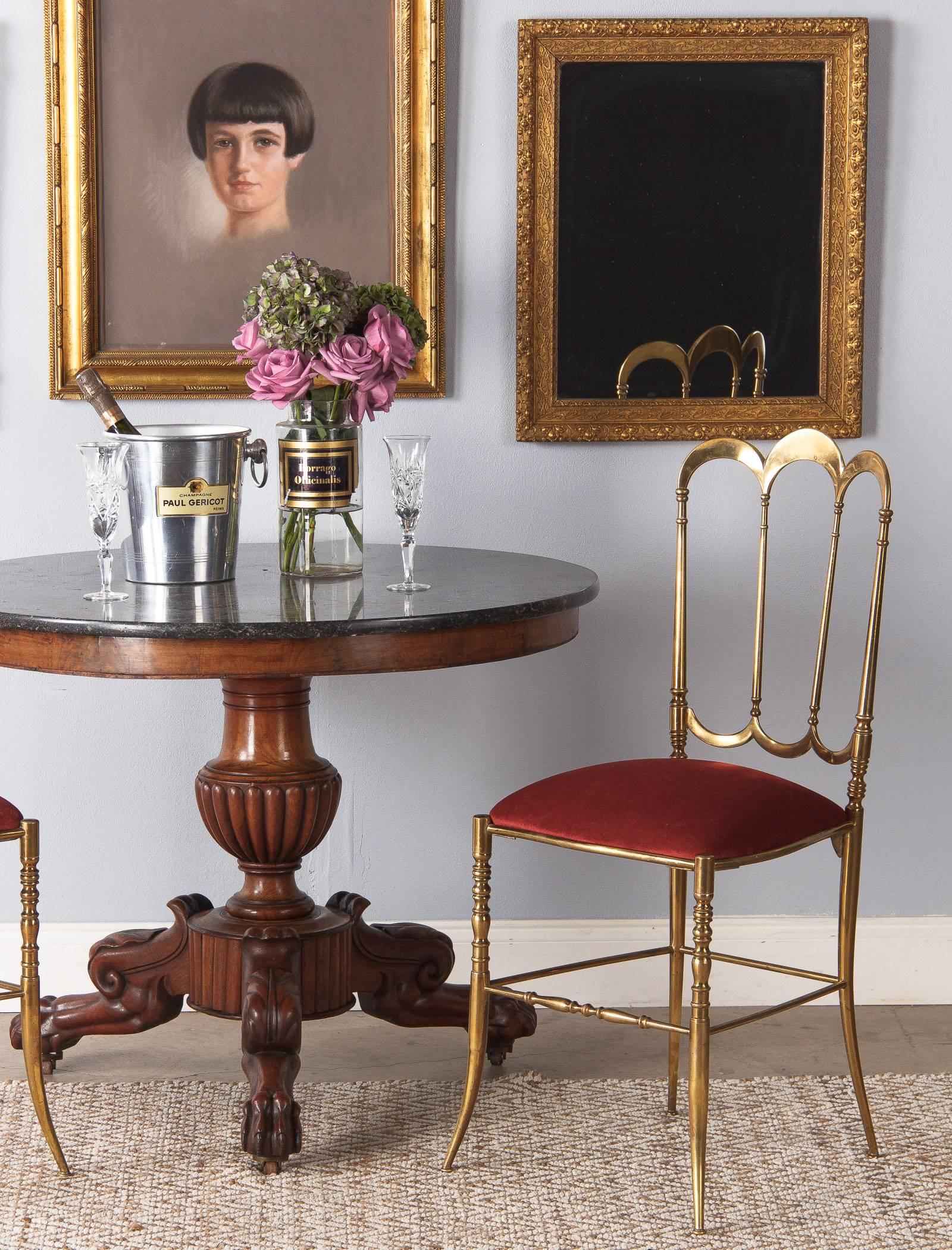 French Napoleon III Marble Top Pedestal Table, 1870s 6