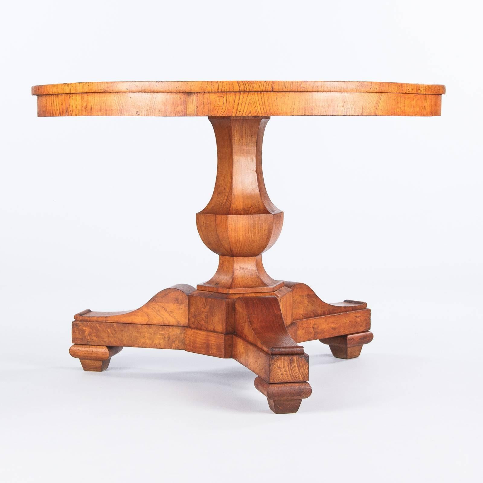 French Charles X Period Ashwood Pedestal Table, Early 1800s 5