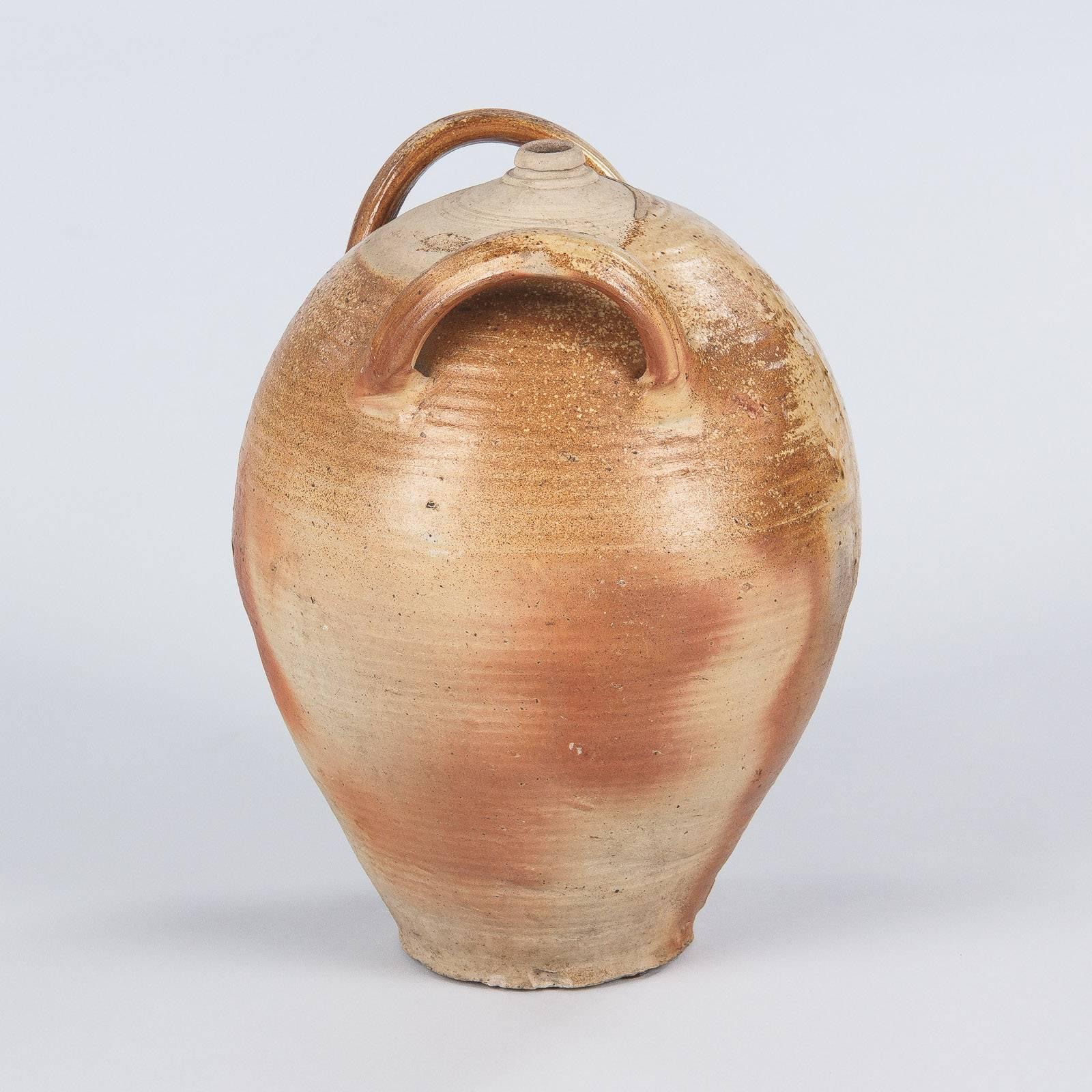 French Earthenware Vinegar Jar, Early 1900s 3
