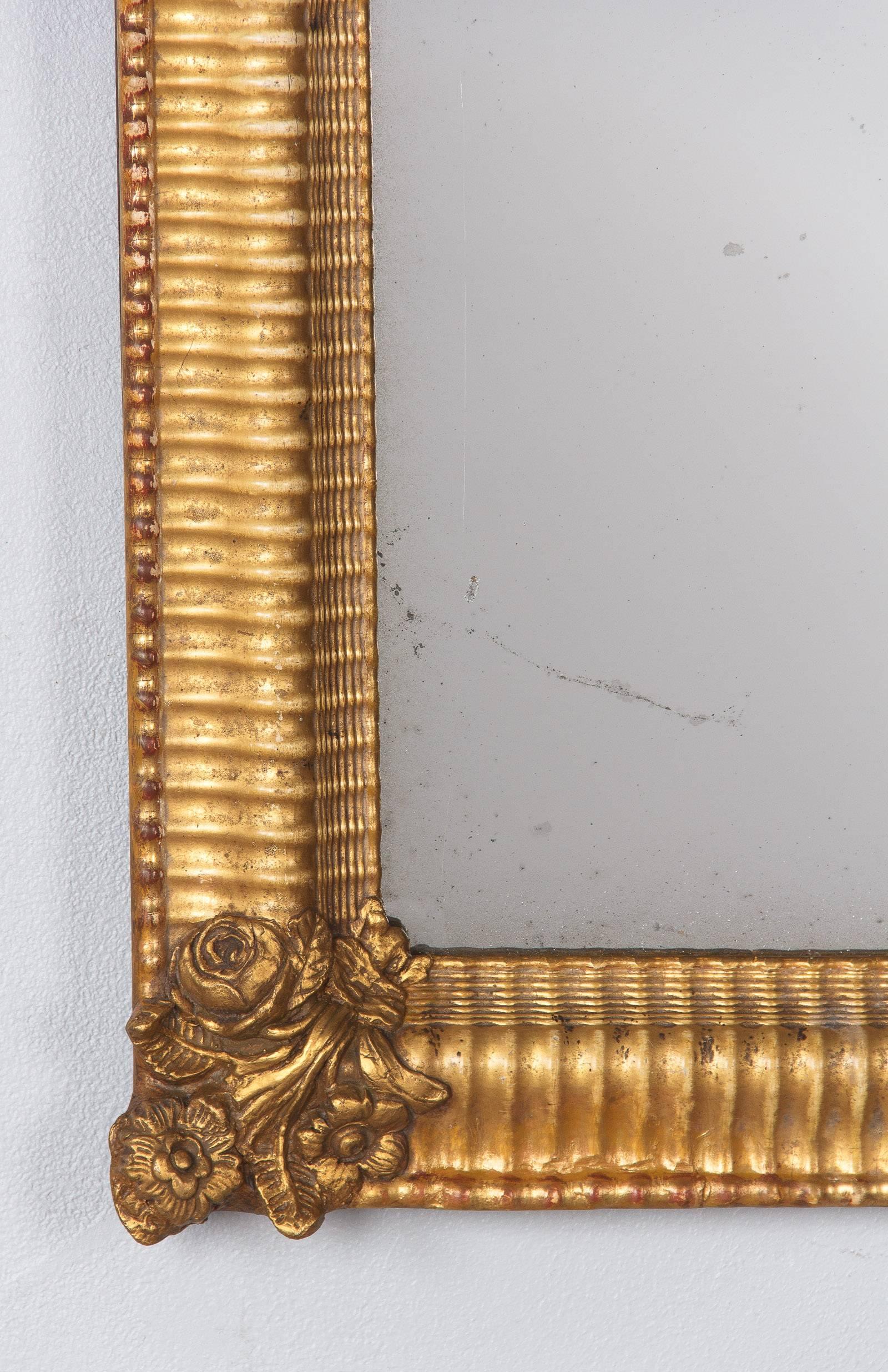 French Empire Period Gilded Mirror, Early 1800s 1