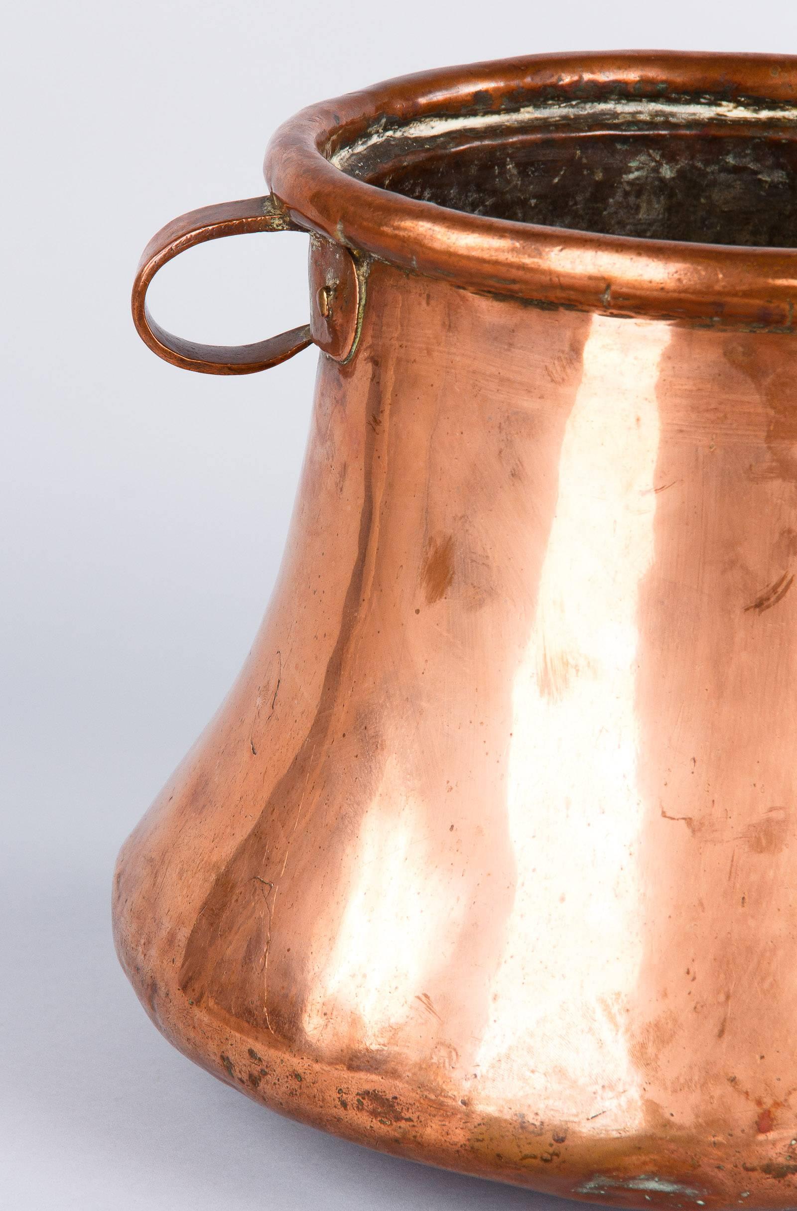 French 19th Century Copper Bucket 1