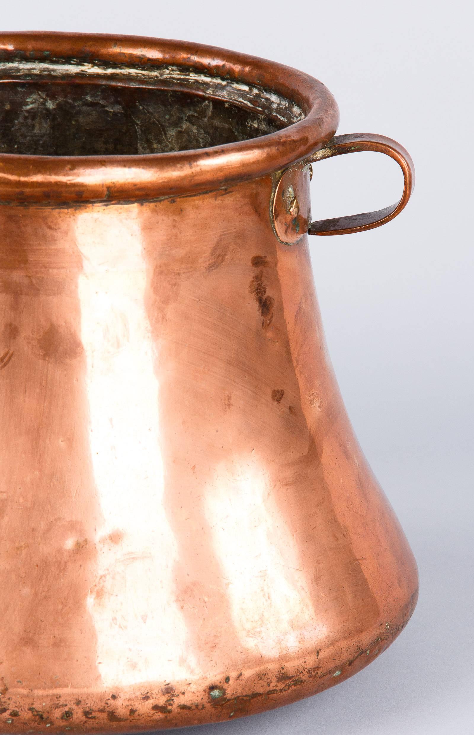 French 19th Century Copper Bucket 2