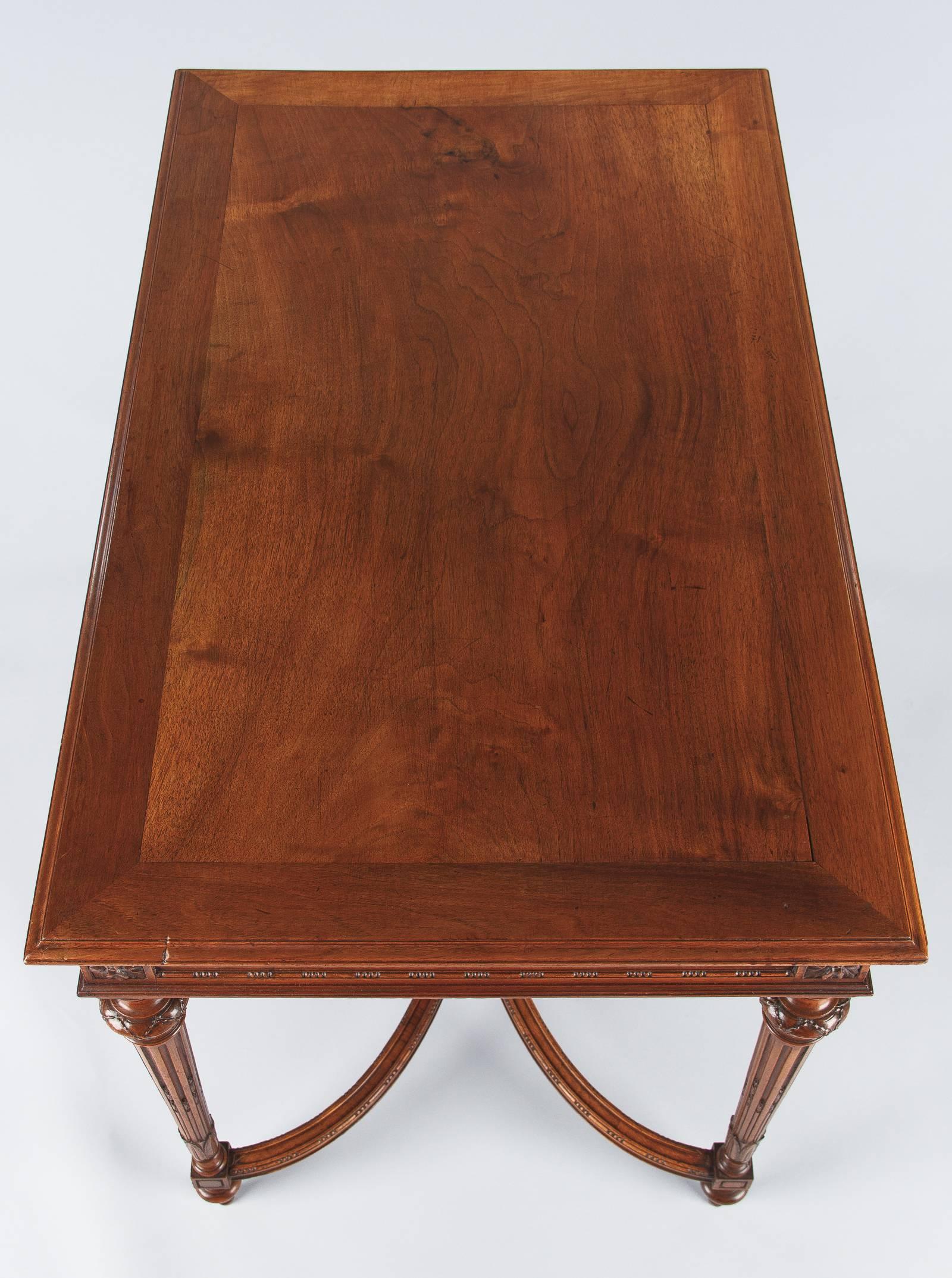 French Louis XVI Style Cherrywood Desk, France, Early 1900s
