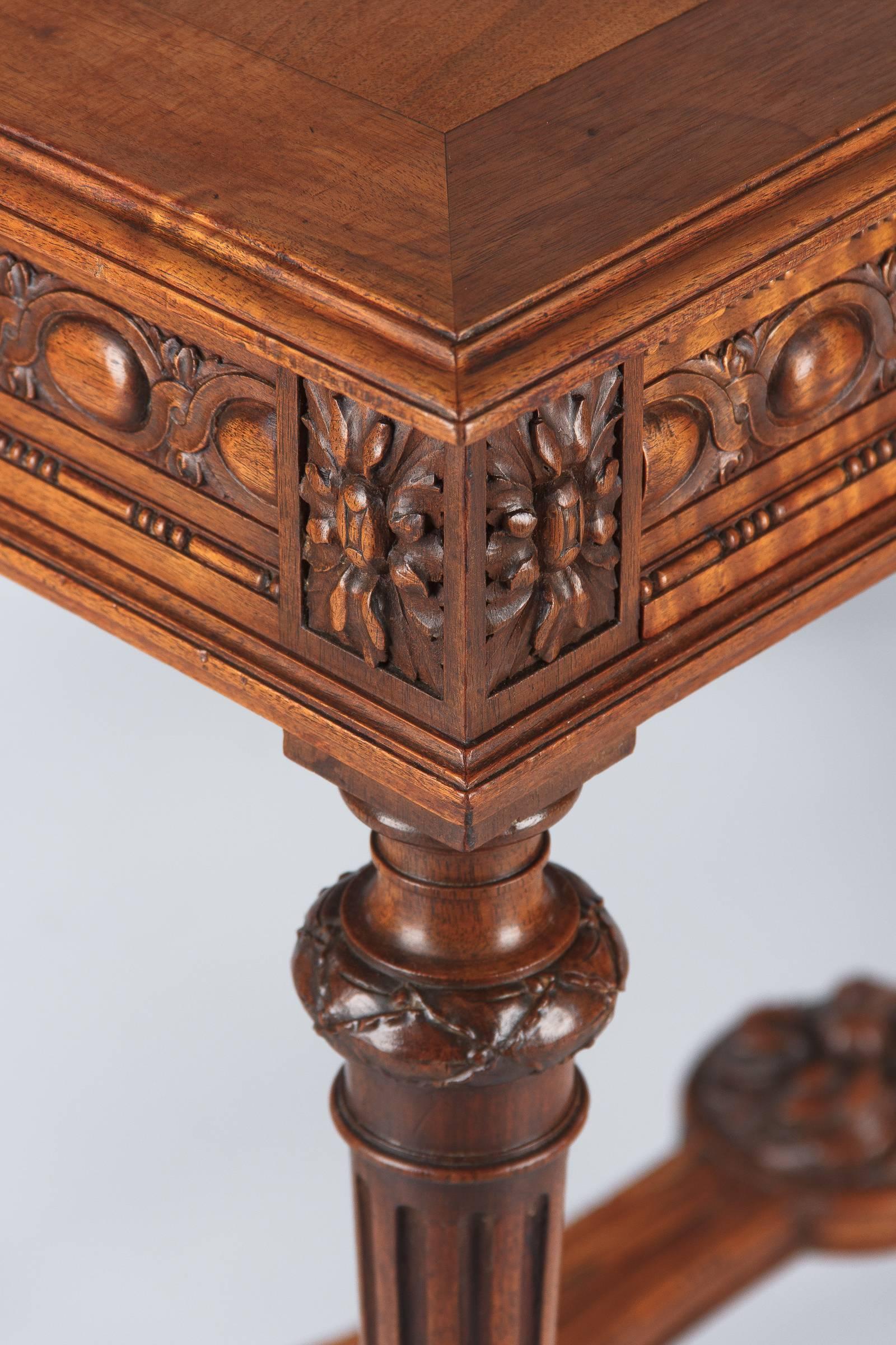 Louis XVI Style Cherrywood Desk, France, Early 1900s In Good Condition In Austin, TX