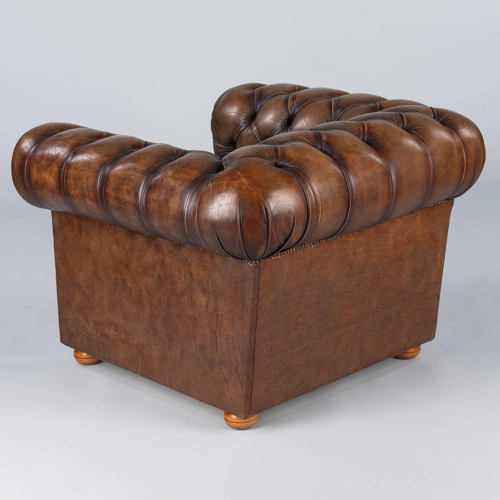 vintage chesterfield armchair