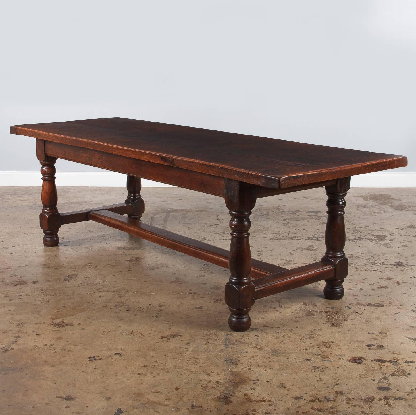 19th Century French Oak Farm Table 5
