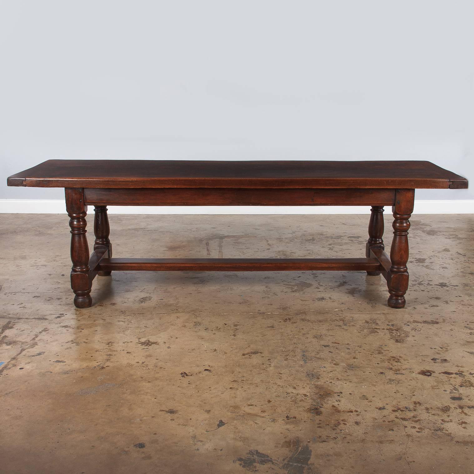 19th Century French Oak Farm Table 6