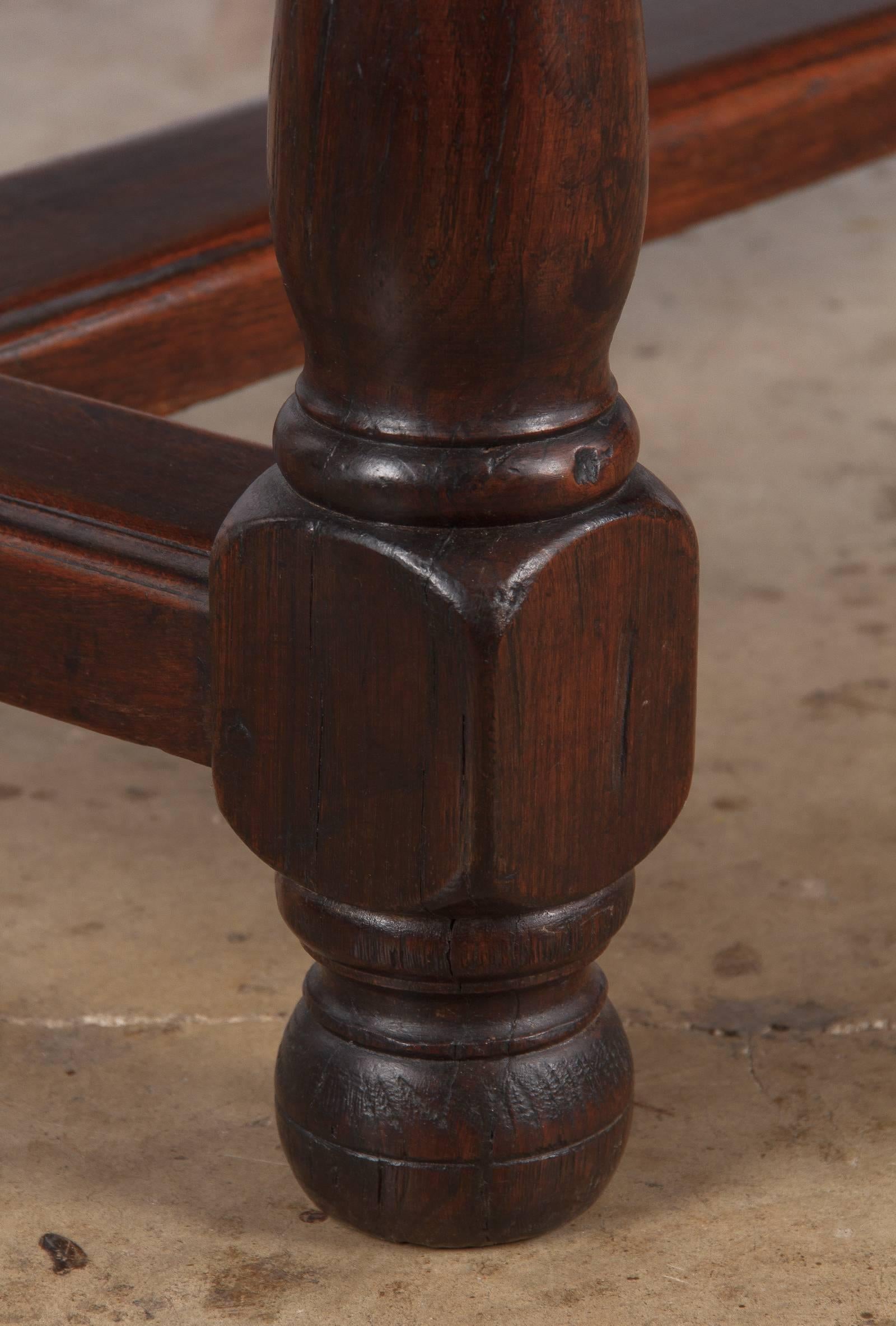 19th Century French Oak Farm Table 4