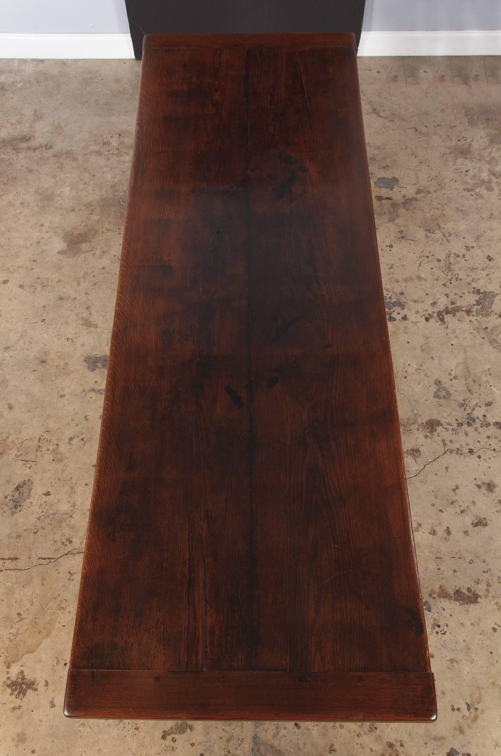 Country 19th Century French Oak Farm Table