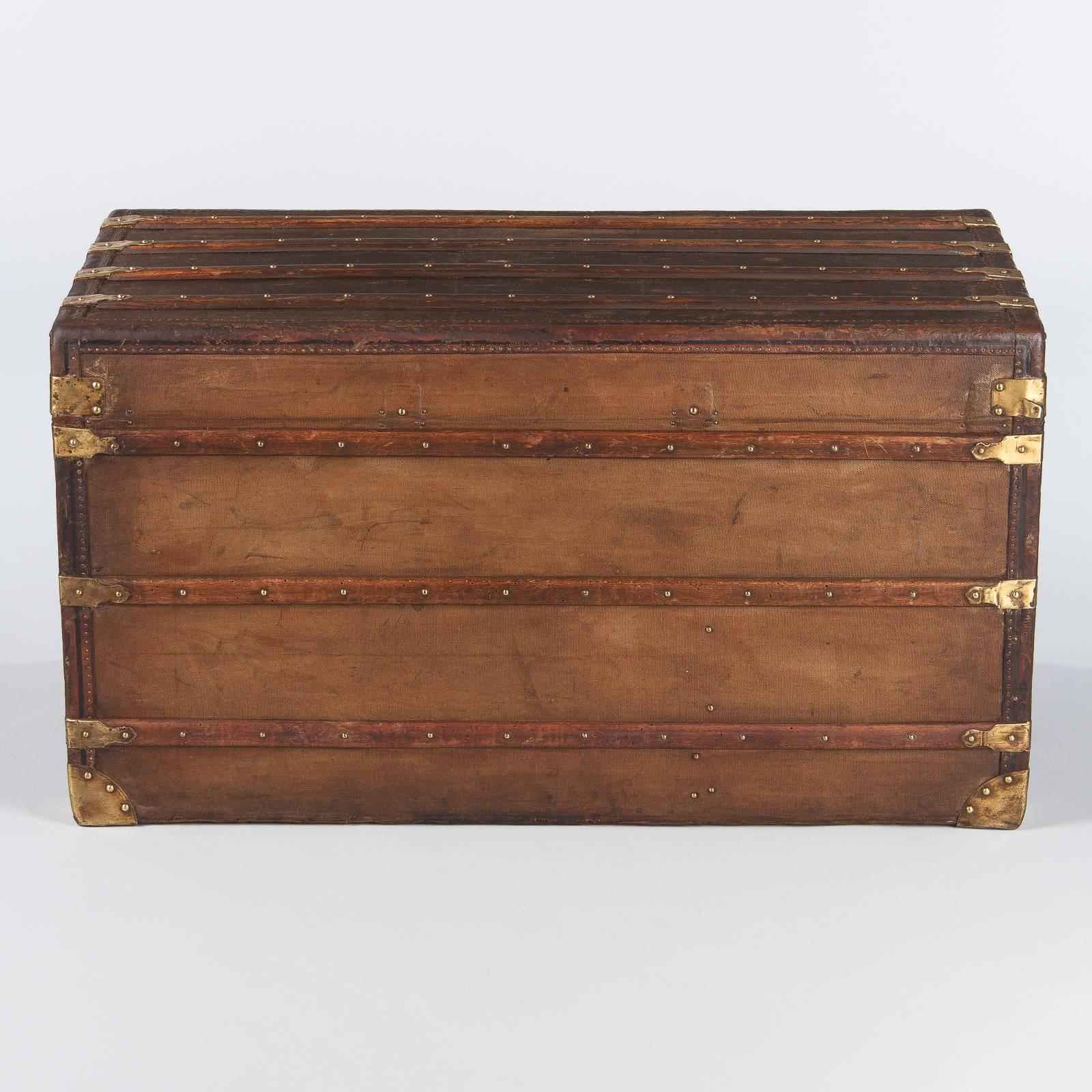 French Traveling Trunk, Early 1900s 4