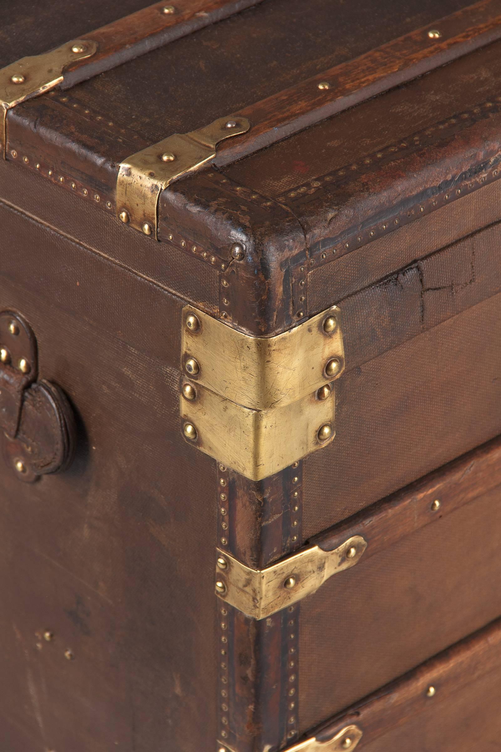20th Century French Traveling Trunk, Early 1900s